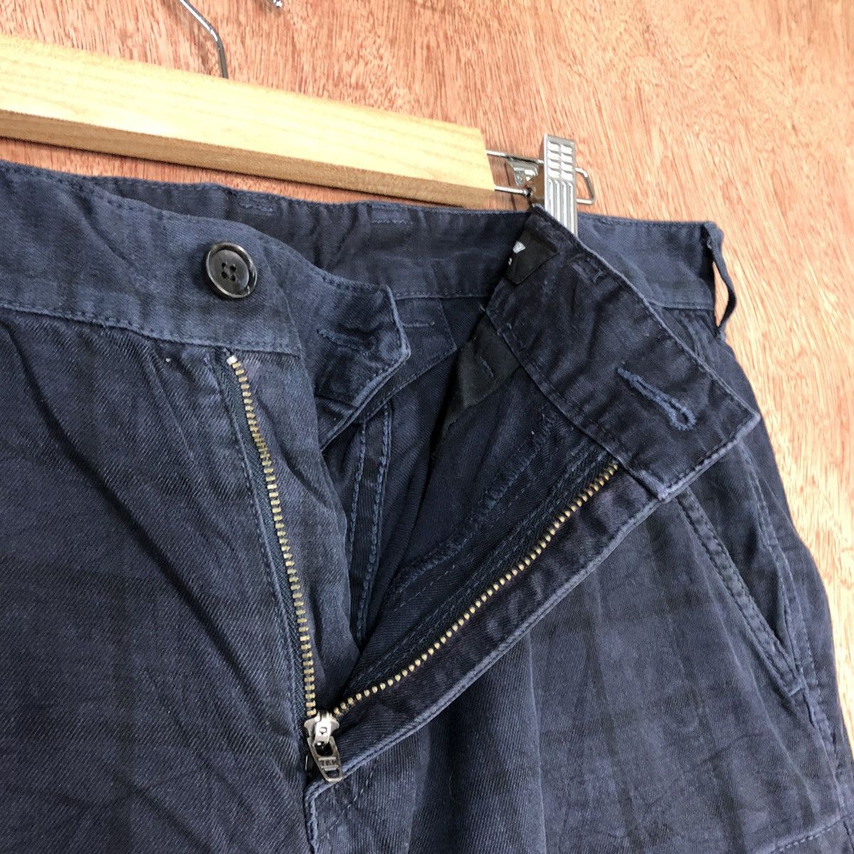 Comme Ca Ism × Japanese Brand DLL Comme Ca Ism Japan checkered Black Cargo Pants #c644 Size US 31 - 6 Thumbnail