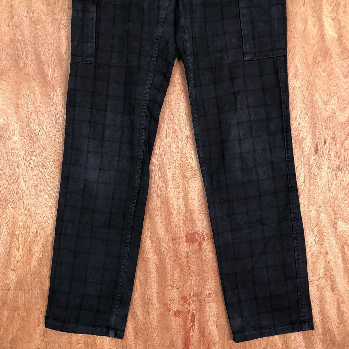 Comme Ca Ism × Japanese Brand DLL Comme Ca Ism Japan checkered Black Cargo Pants #c644 Size US 31 - 3 Thumbnail