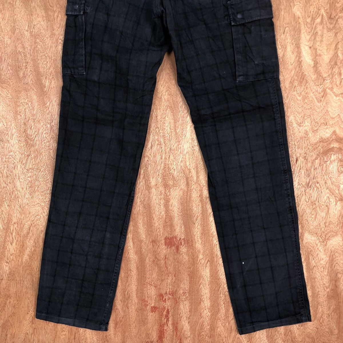 Comme Ca Ism × Japanese Brand DLL Comme Ca Ism Japan checkered Black Cargo Pants #c644 Size US 31 - 9 Thumbnail