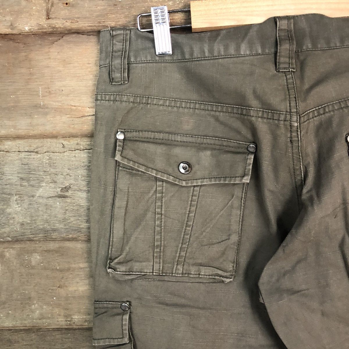 Japanese Brand DL Klein Plus Green Cargo Multipocket Pants #1885 Size 32" / US 10 / IT 46 - 13 Thumbnail