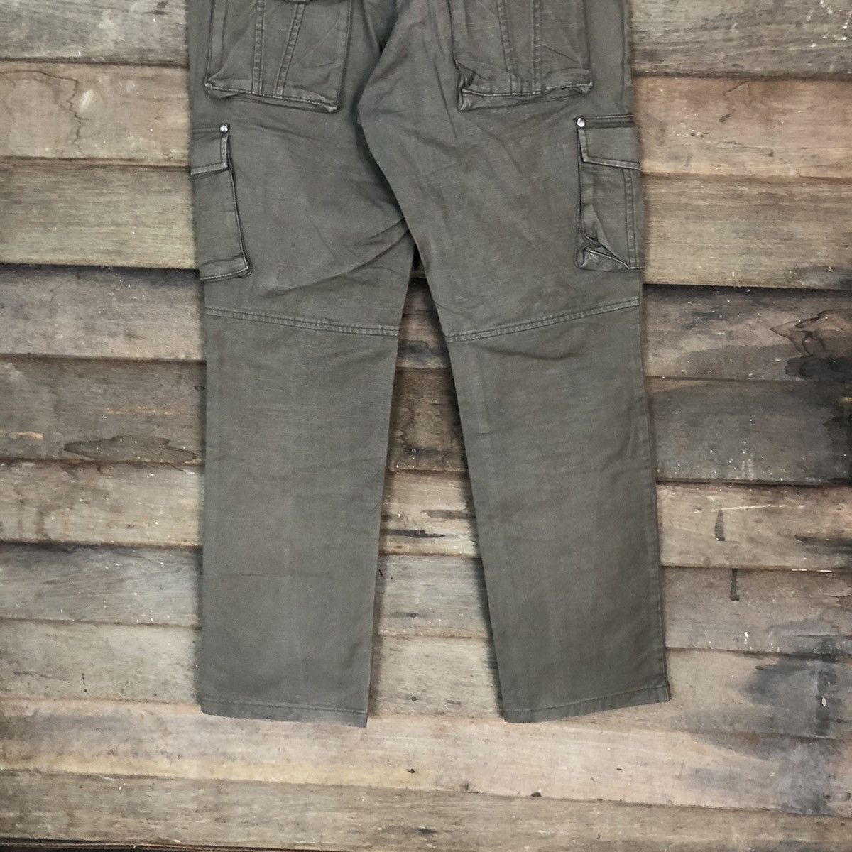 Japanese Brand DL Klein Plus Green Cargo Multipocket Pants #1885 Size 32" / US 10 / IT 46 - 12 Thumbnail