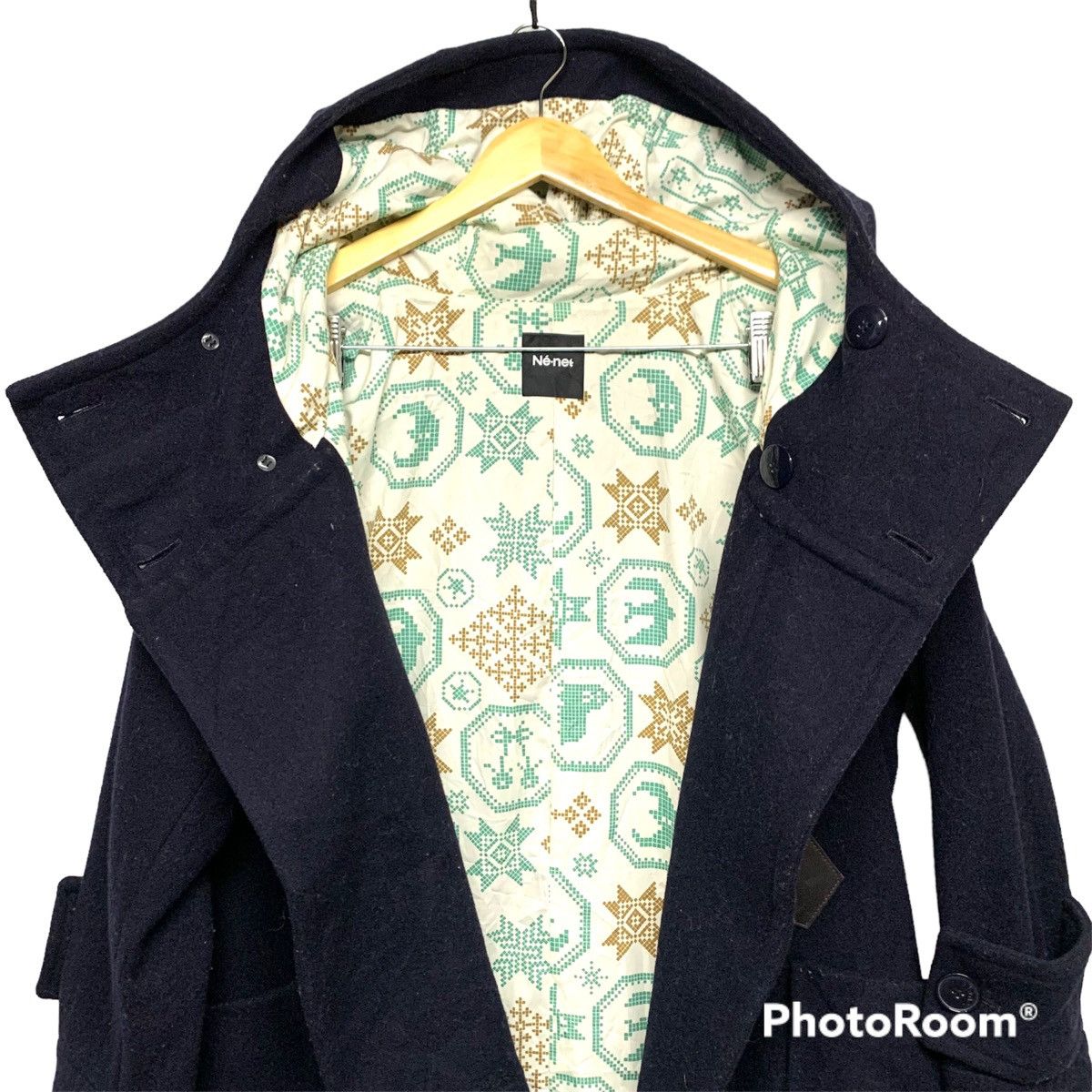 Issey Miyake Vintage Ne-Net By Issey Miyake Wool Duffle Coat Jacket Size US M / EU 48-50 / 2 - 6 Thumbnail