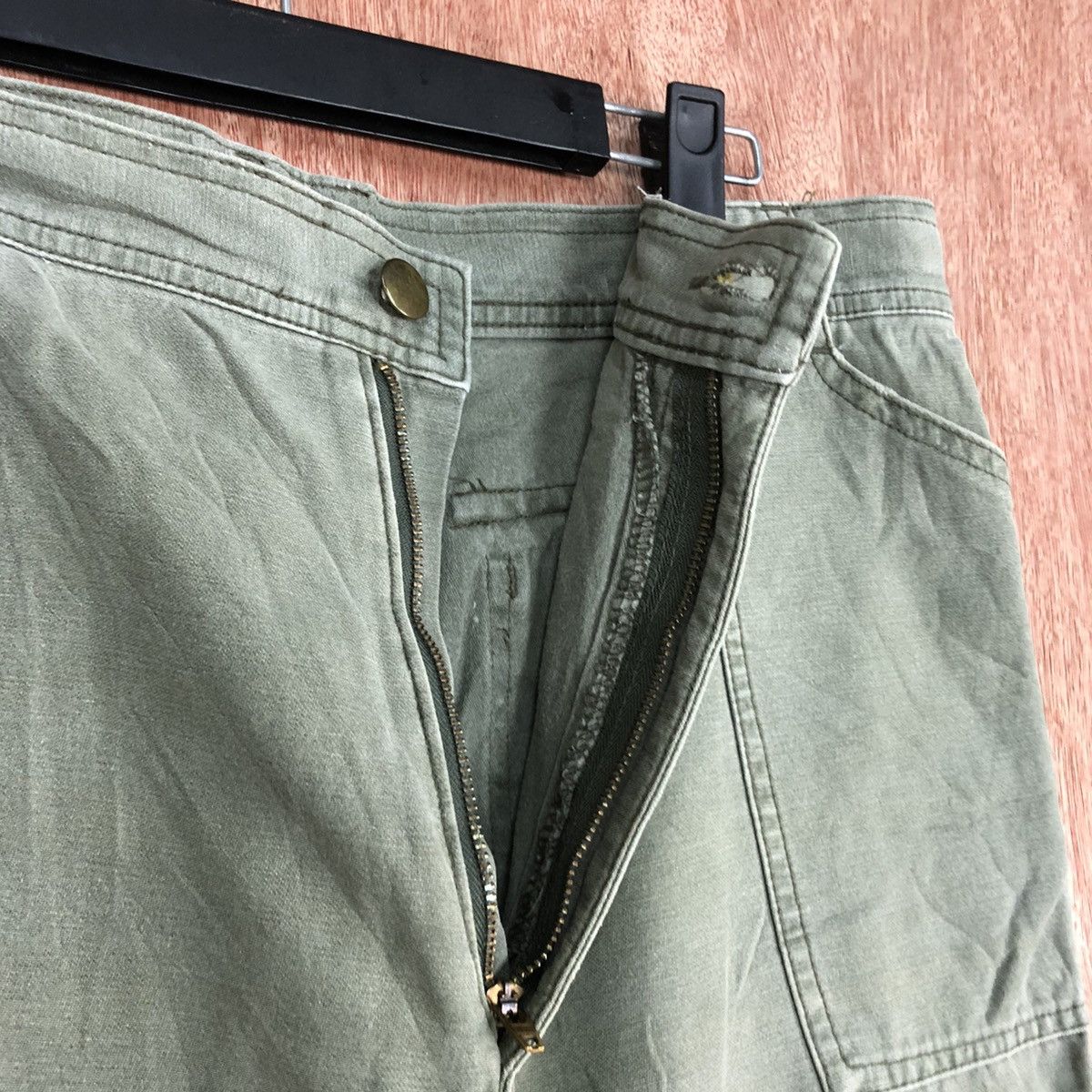 Faded Glory DLL Spurtion Grey Faded Multipocket Cargo Pants #c617 Size US 31 - 6 Thumbnail