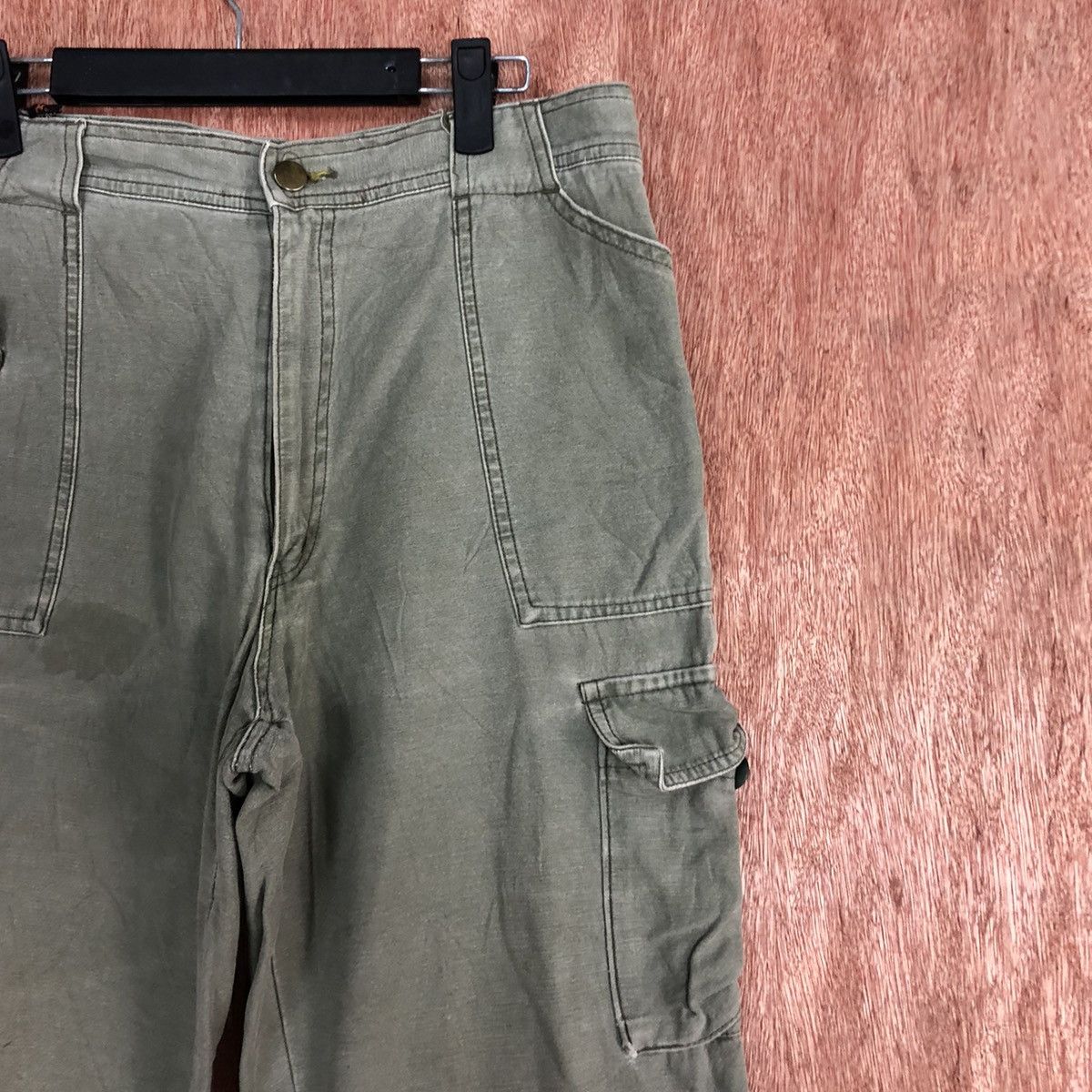 Faded Glory DLL Spurtion Grey Faded Multipocket Cargo Pants #c617 Size US 31 - 4 Thumbnail