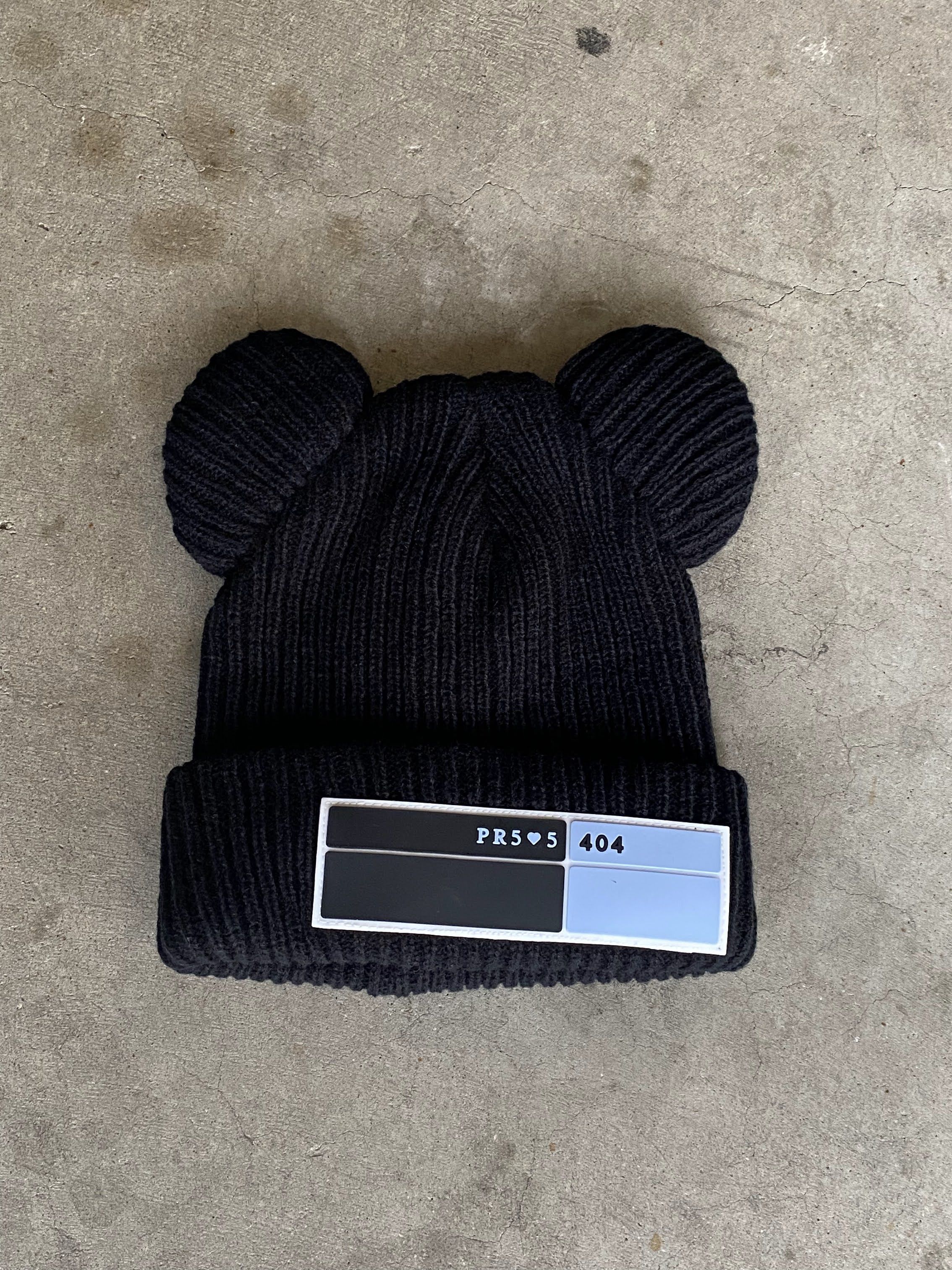 Designer × Japanese Brand × Nubian Jose Wong Mickey Mouse Ear Beanie Black  (Bad Bunny) | Grailed