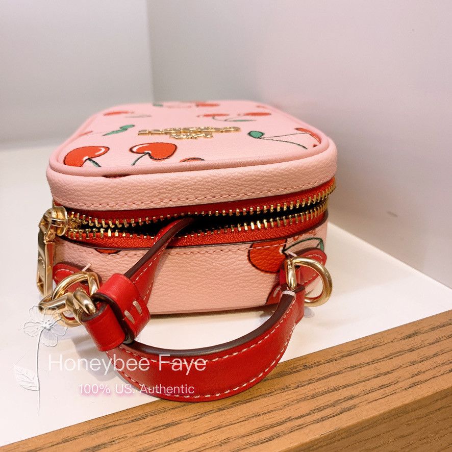 Coach Nwt Coach Eva Phone Crossbody With Heart Cherry Print Size ONE SIZE - 3 Thumbnail