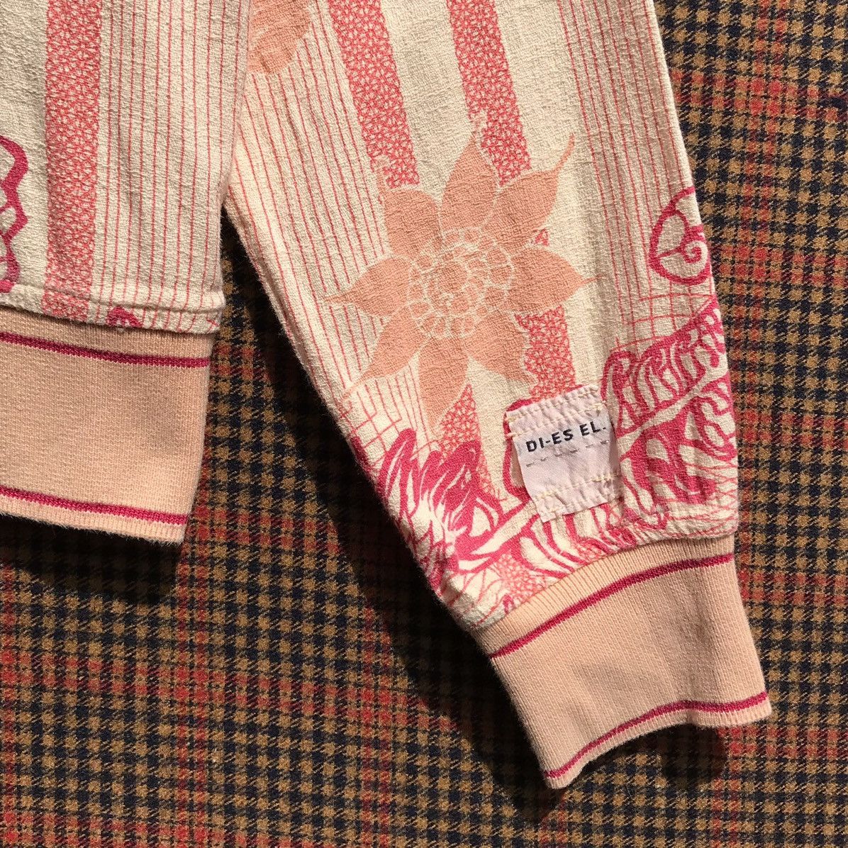 Diesel × Vintage Vintage Diesel Jacket Flower Full Print Diesel Lampo Zip Size S / US 4 / IT 40 - 12 Thumbnail