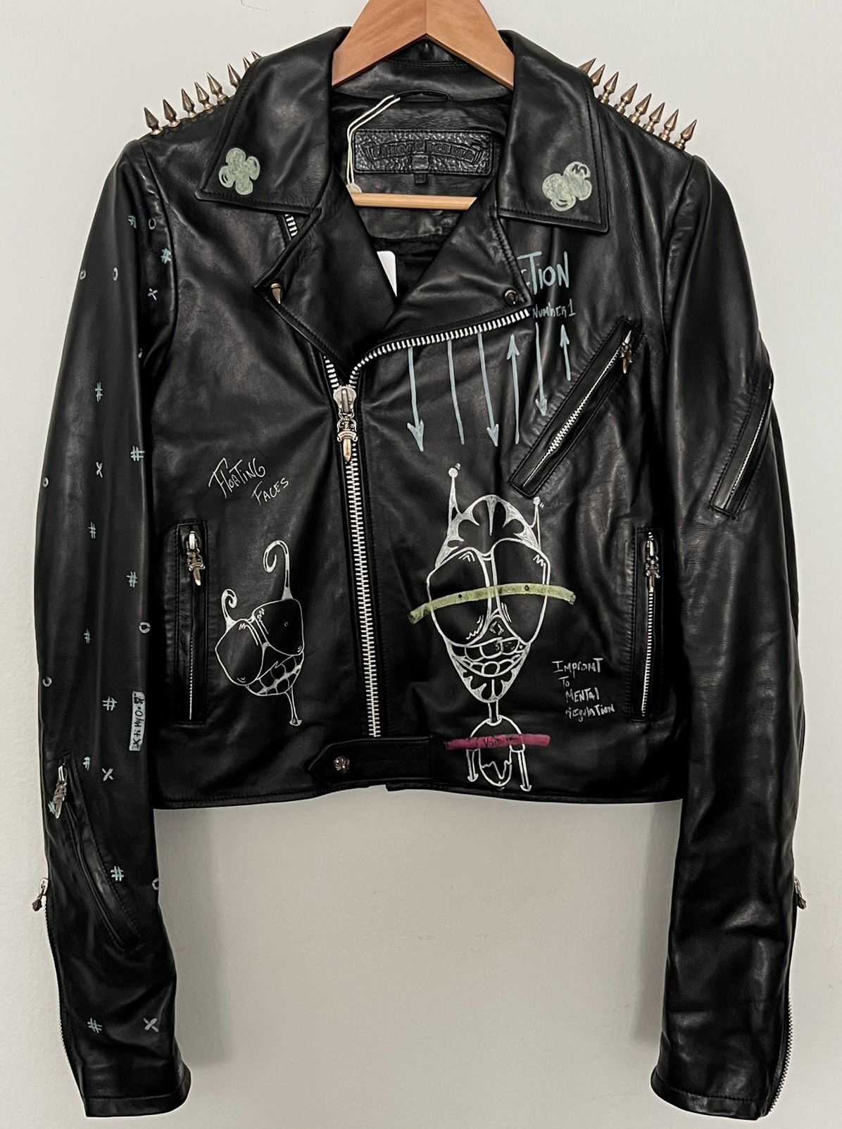 Chrome Hearts Chrome Hearts Matty Boy Rare ZipUp Punk Black