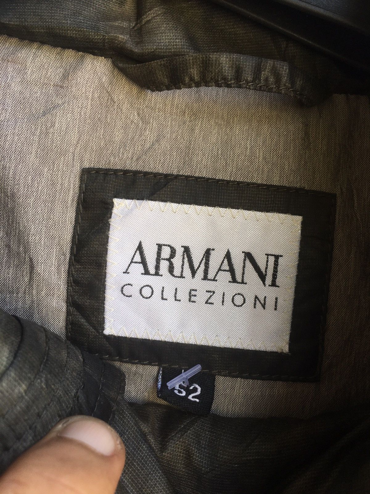 Armani Rare design ARMANI COLLEZIONI Acid wash design puffer jacket Size US L / EU 52-54 / 3 - 5 Thumbnail