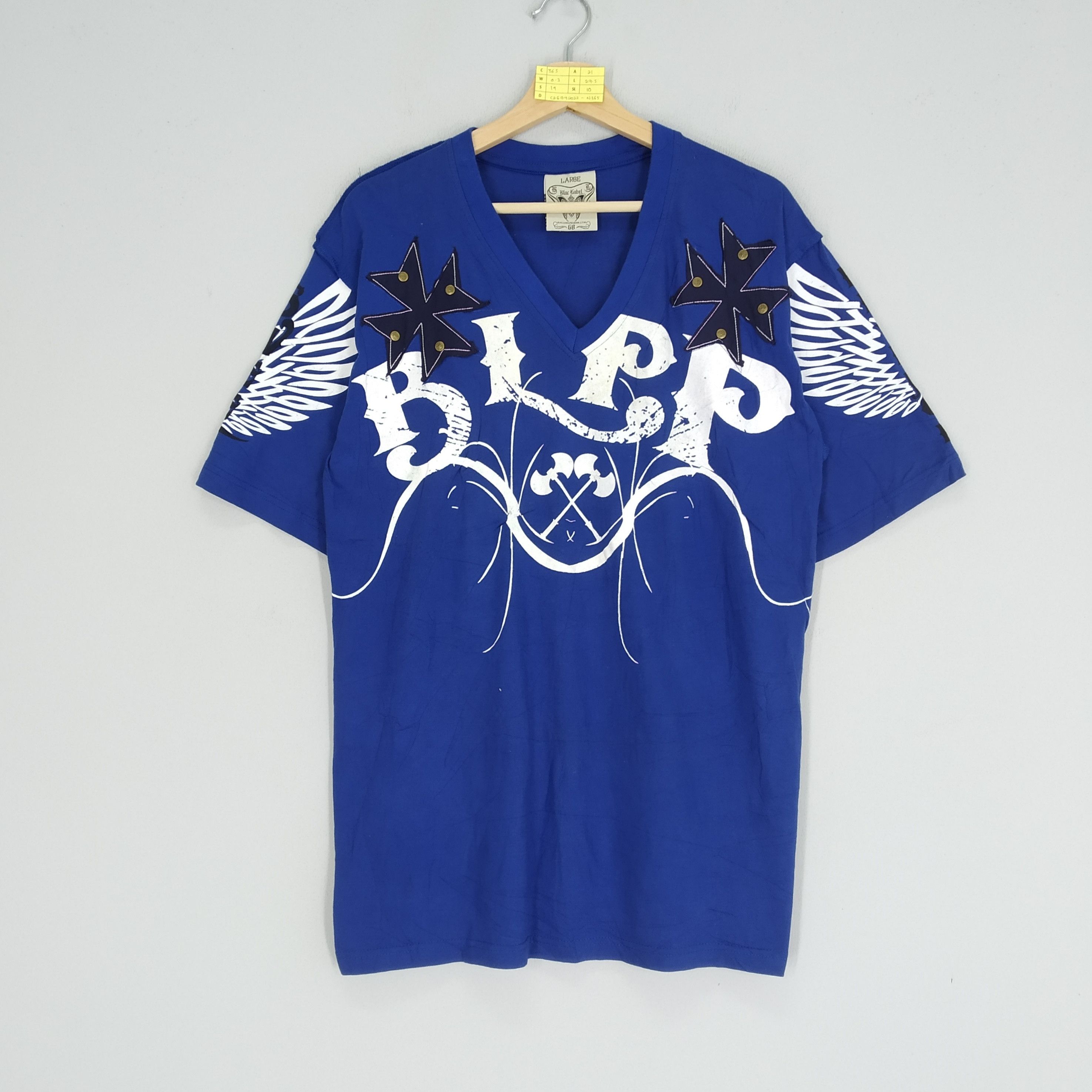 Black Label Rare!! Blac Label Brand Overprinted Style Gangsta Tattoo Tee Size US L / EU 52-54 / 3 - 2 Thumbnail