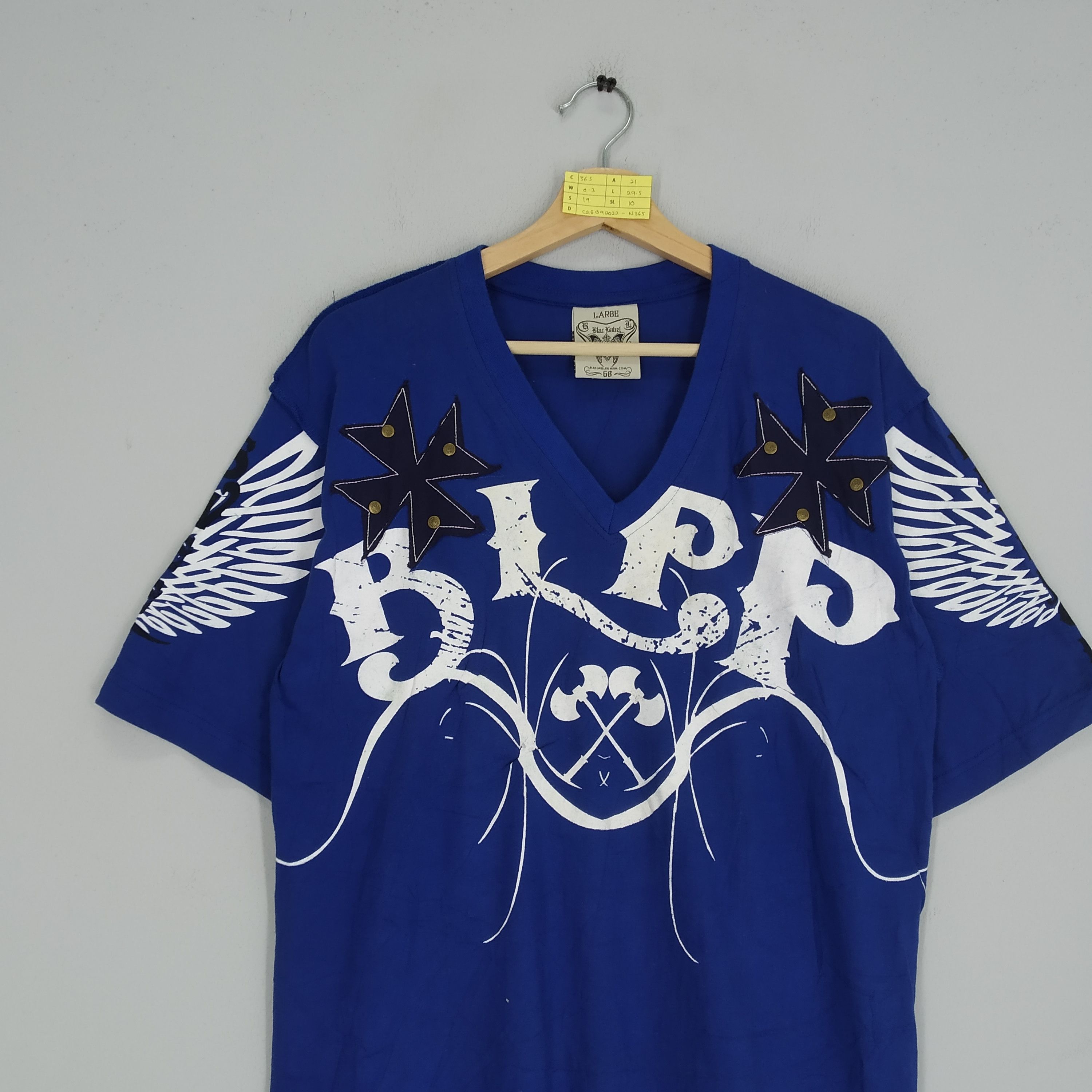 Black Label Rare!! Blac Label Brand Overprinted Style Gangsta Tattoo Tee Size US L / EU 52-54 / 3 - 3 Thumbnail