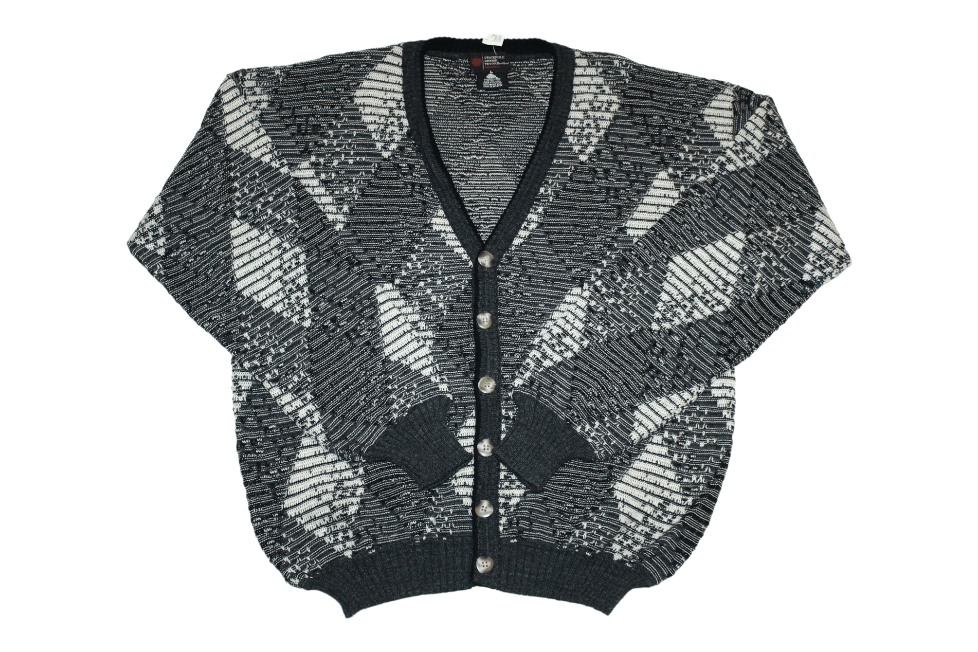 Hartford VTG Stackpole Moore Tryon Hartford Cable Knit Baggy Cardigan Size US L / EU 52-54 / 3 - 1 Thumbnail