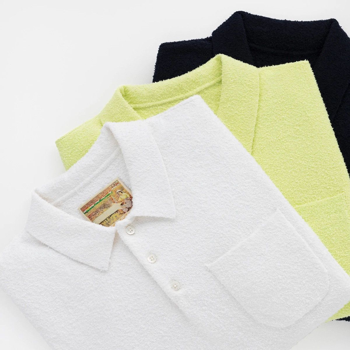 【aime leon dore】terry knit polo shirt 7afda75cb95c4444867ac86966affd