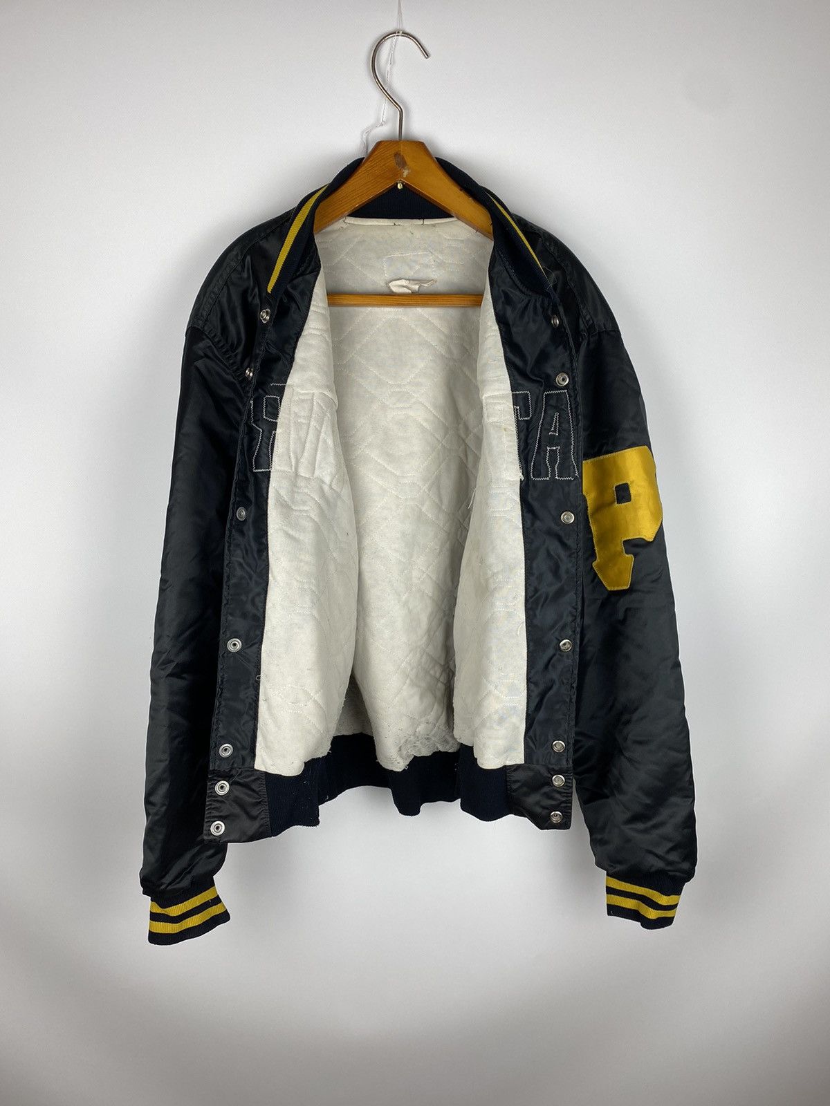 MLB Vintage Pirates MLB Bomber Jacket Size US L / EU 52-54 / 3 - 3 Thumbnail