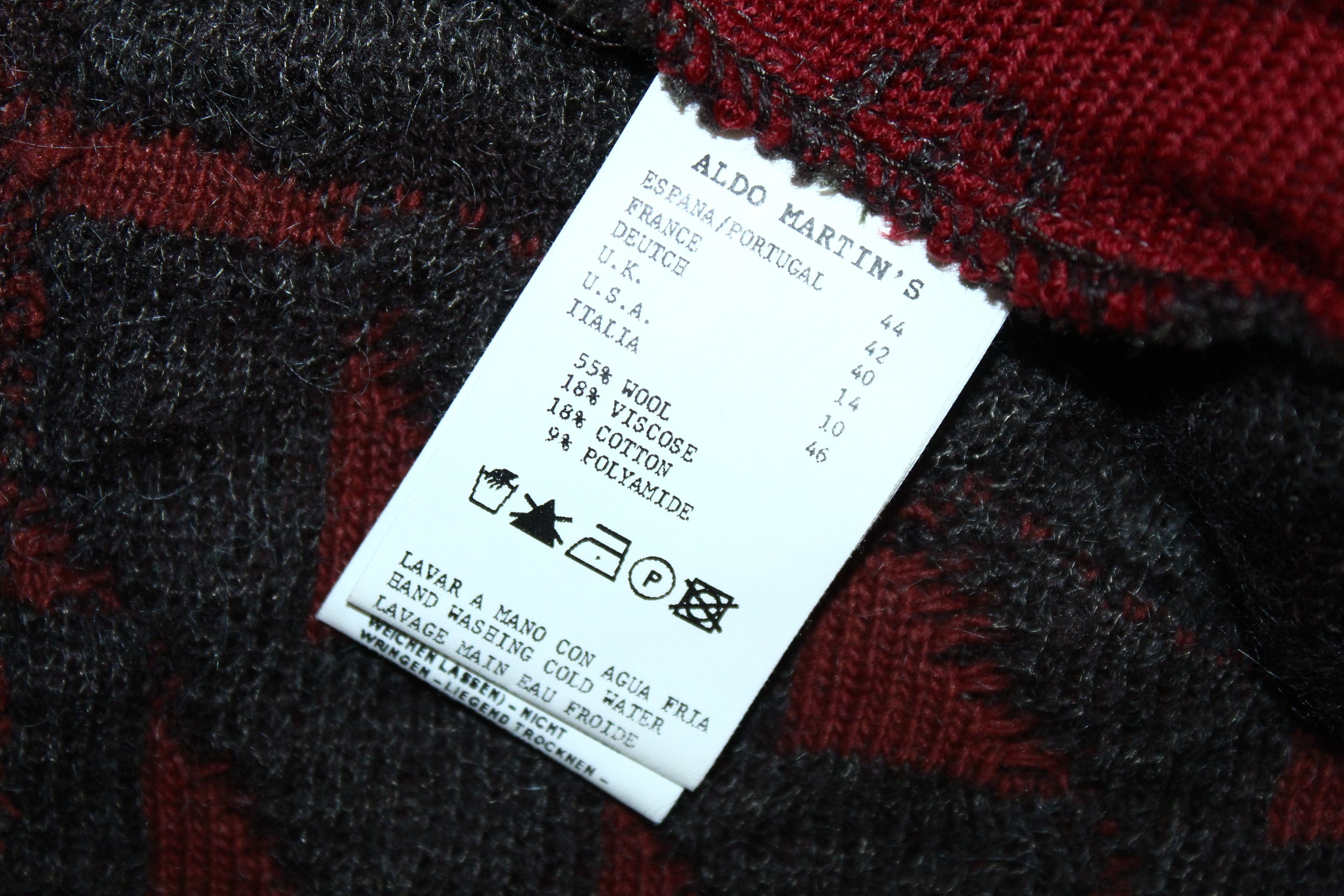 Coogi 🔥🔥 Aldo Martin's Chunky Knit Cardigan Jacket. Coogi style Size L / US 10 / IT 46 - 6 Thumbnail