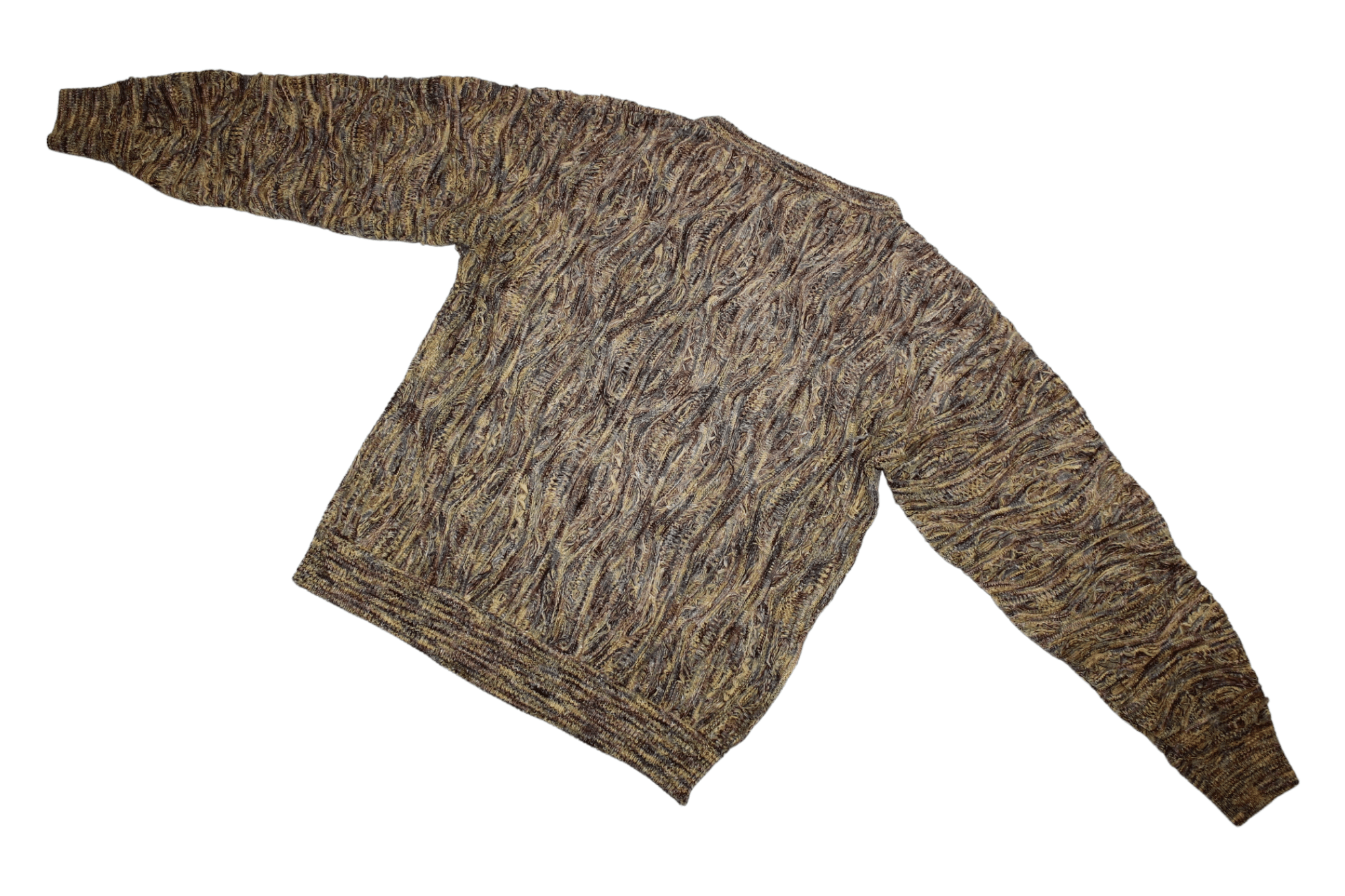Japanese Brand VTG🔥KNITPIA Coloured Cable Chunky Knit Crew Cozy Sweater Size US M / EU 48-50 / 2 - 6 Thumbnail