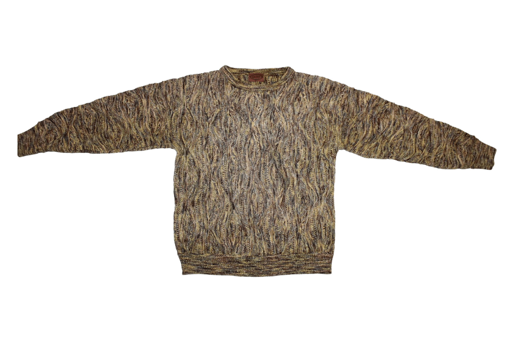 Japanese Brand VTG🔥KNITPIA Coloured Cable Chunky Knit Crew Cozy Sweater Size US M / EU 48-50 / 2 - 2 Thumbnail