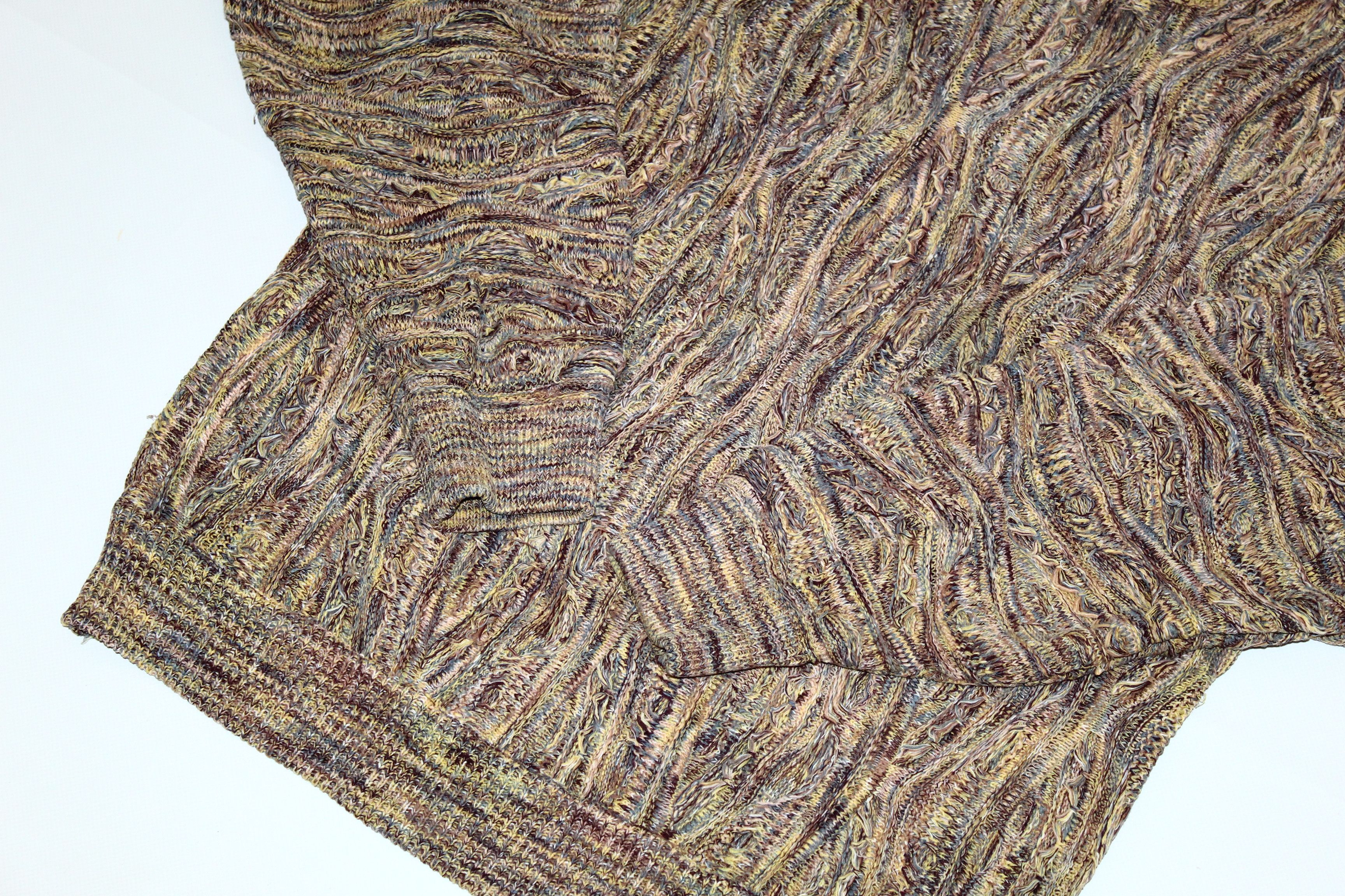 Japanese Brand VTG🔥KNITPIA Coloured Cable Chunky Knit Crew Cozy Sweater Size US M / EU 48-50 / 2 - 4 Thumbnail
