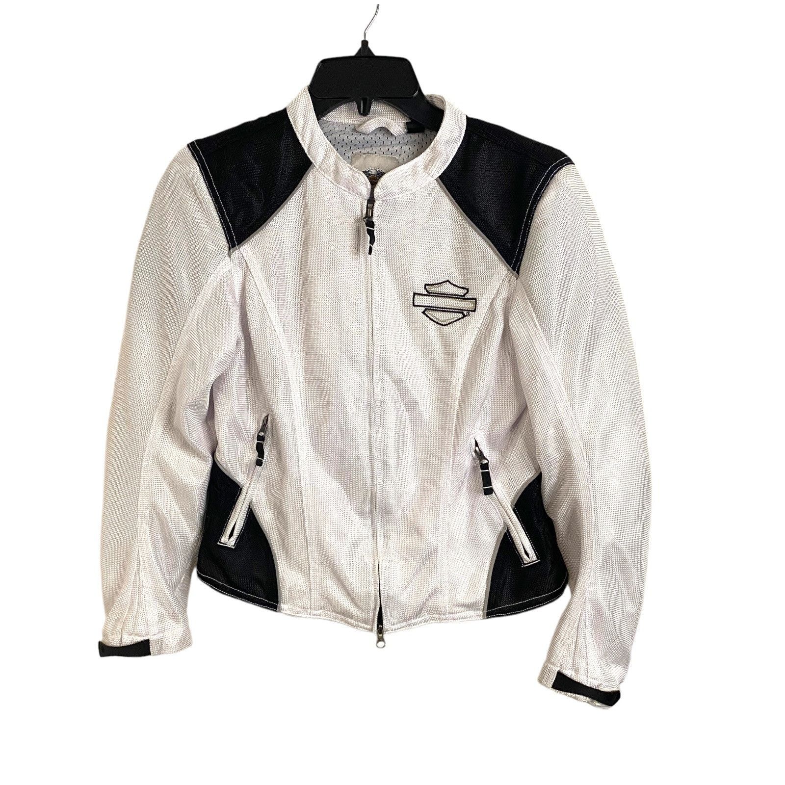 Harley online Davidson Callahan Mesh riding jacket white bike jackets full zip small