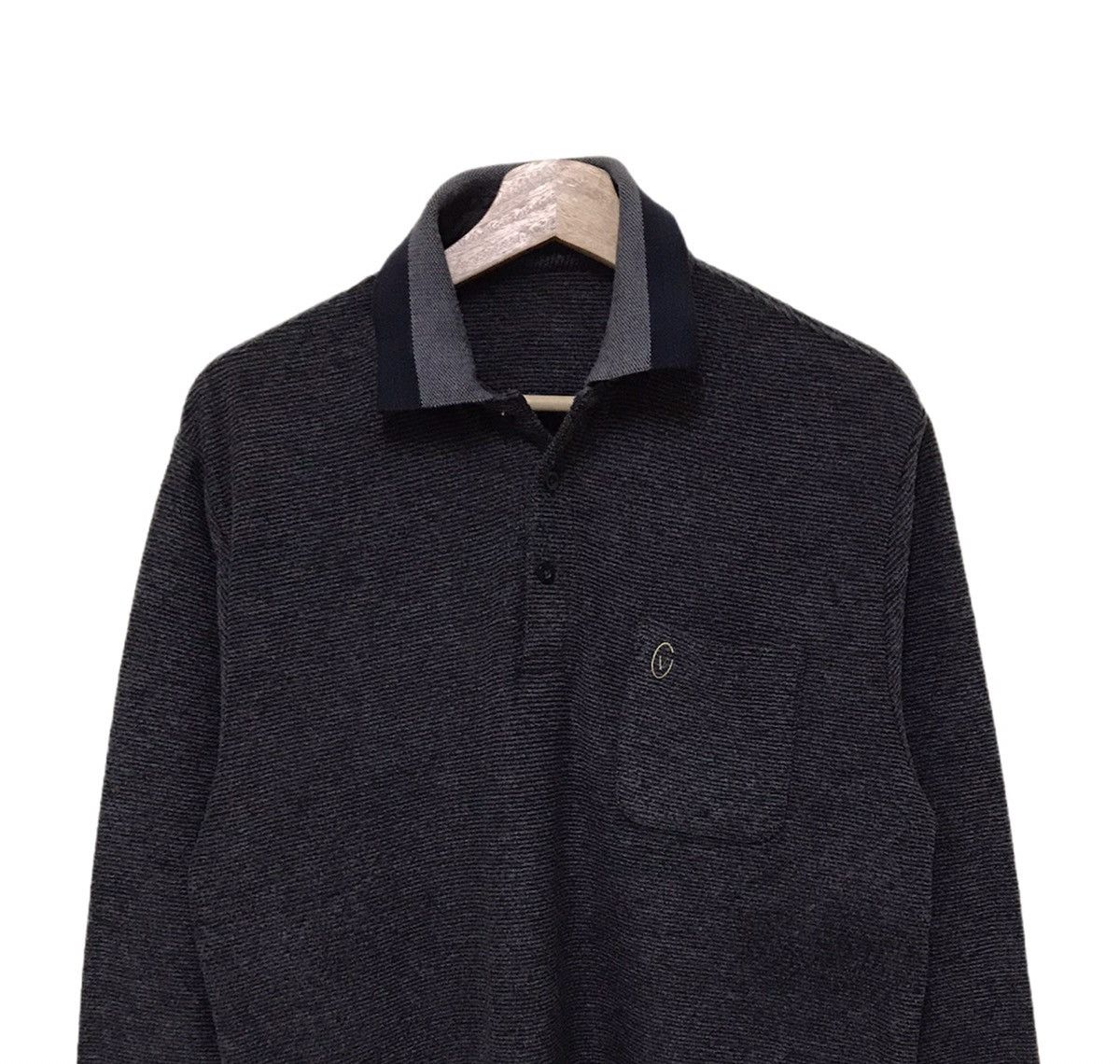 Gianni Valentino Vintage Gianni Valentino Polo T Shirt Long Sleeve Size US L / EU 52-54 / 3 - 2 Thumbnail