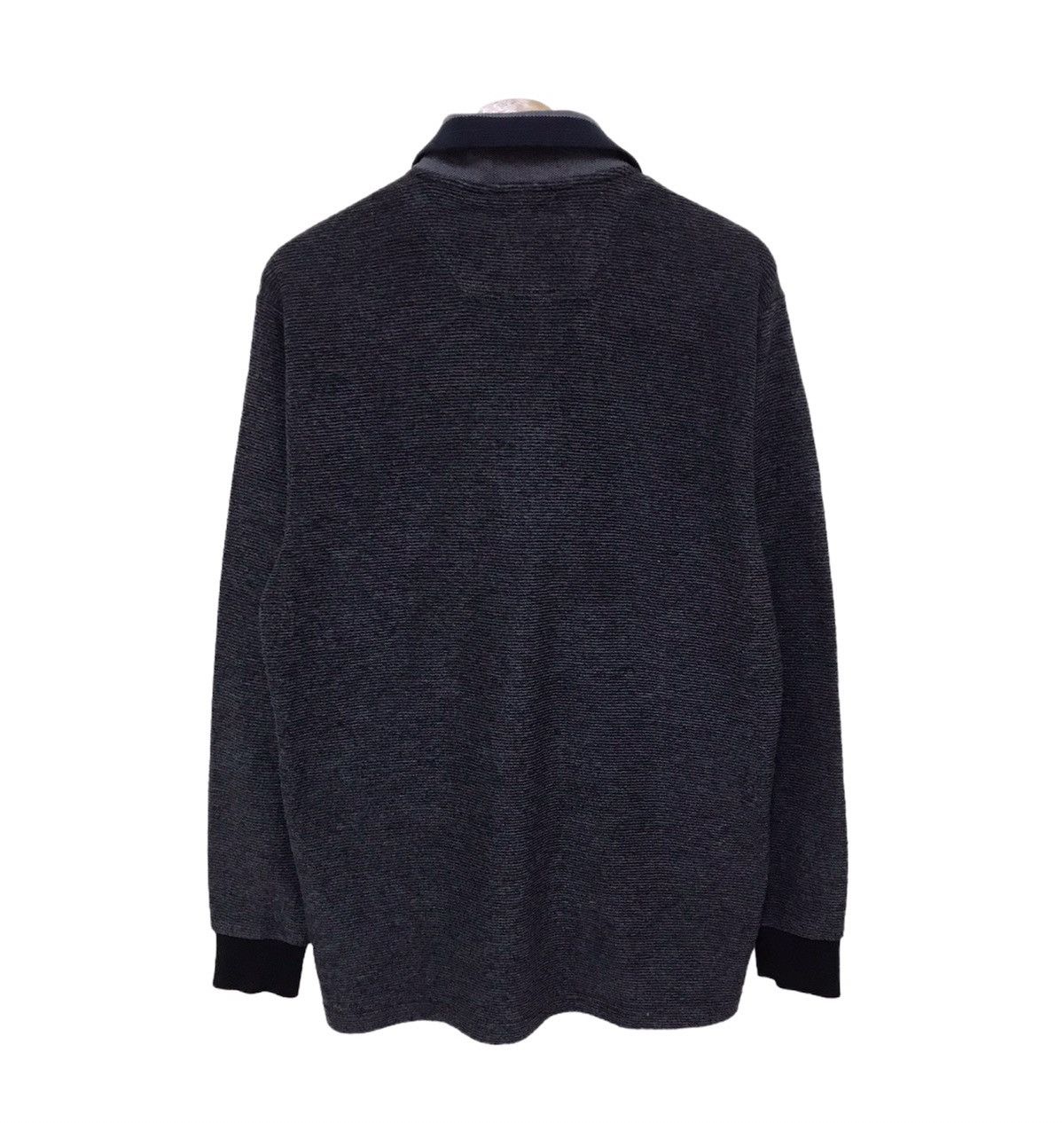 Gianni Valentino Vintage Gianni Valentino Polo T Shirt Long Sleeve Size US L / EU 52-54 / 3 - 3 Thumbnail