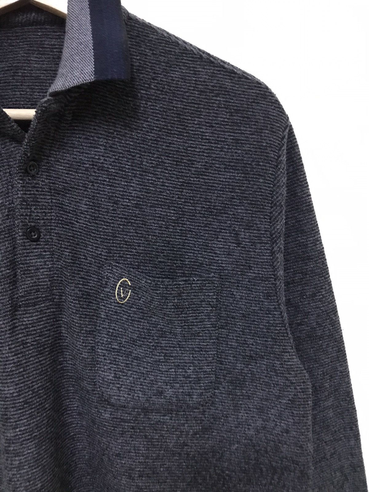 Gianni Valentino Vintage Gianni Valentino Polo T Shirt Long Sleeve Size US L / EU 52-54 / 3 - 5 Thumbnail