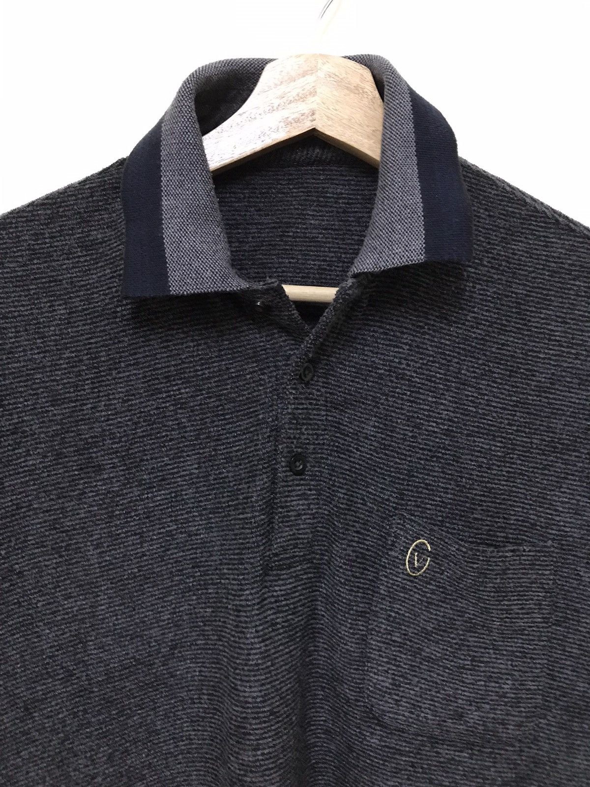 Gianni Valentino Vintage Gianni Valentino Polo T Shirt Long Sleeve Size US L / EU 52-54 / 3 - 4 Thumbnail