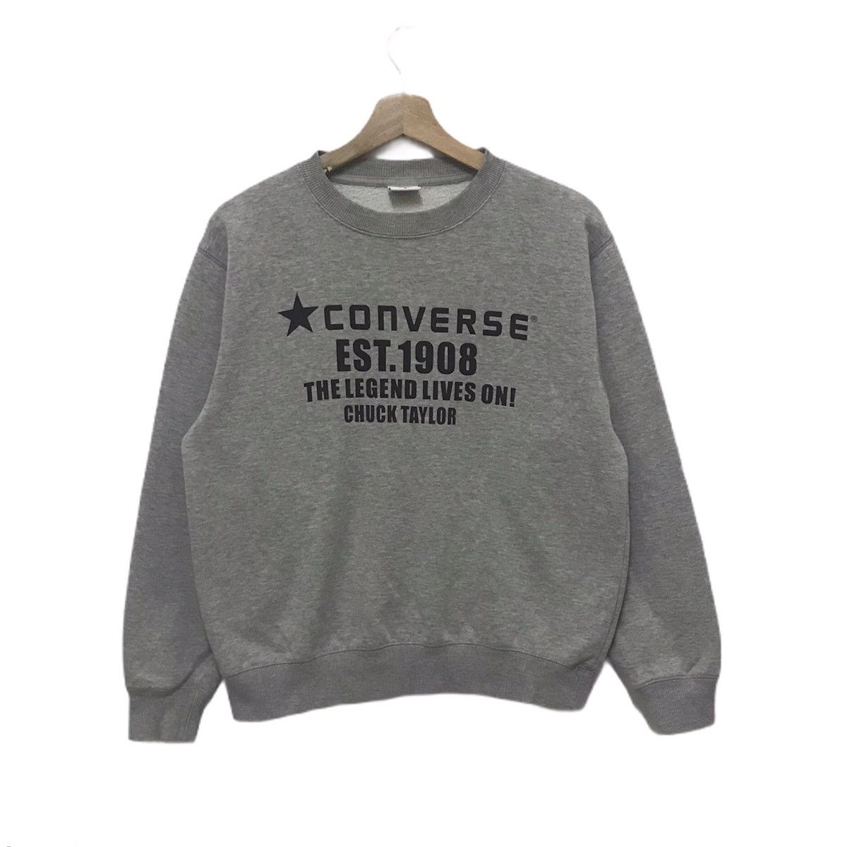 Converse Converse The Lagend Chuck Taylor Sweatshirt Big Spellout Size US M / EU 48-50 / 2 - 1 Thumbnail