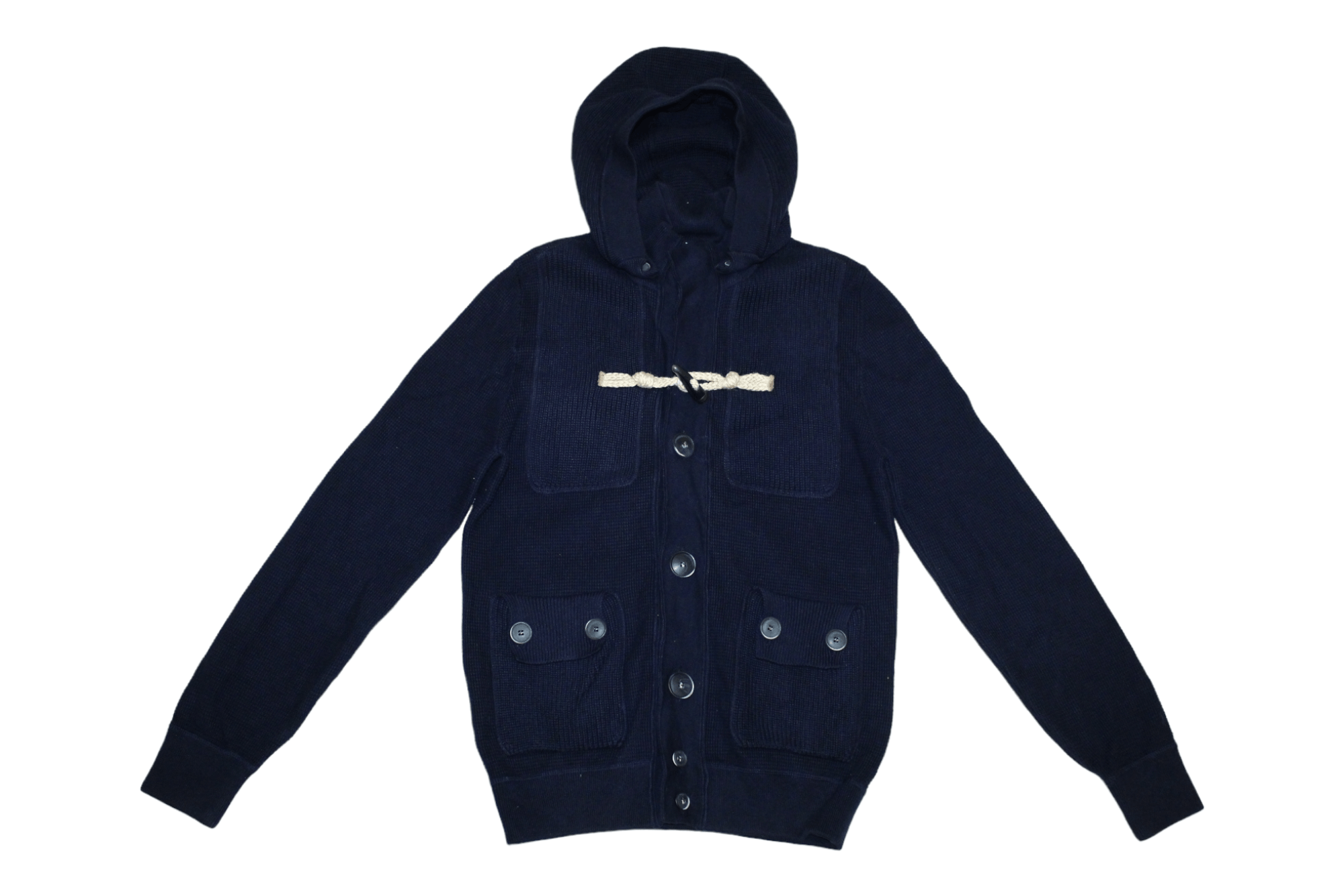 Bark RARE 🔥 BARK Marine Hooded Heavyweight Cable Knit Jacket Size US S / EU 44-46 / 1 - 5 Thumbnail