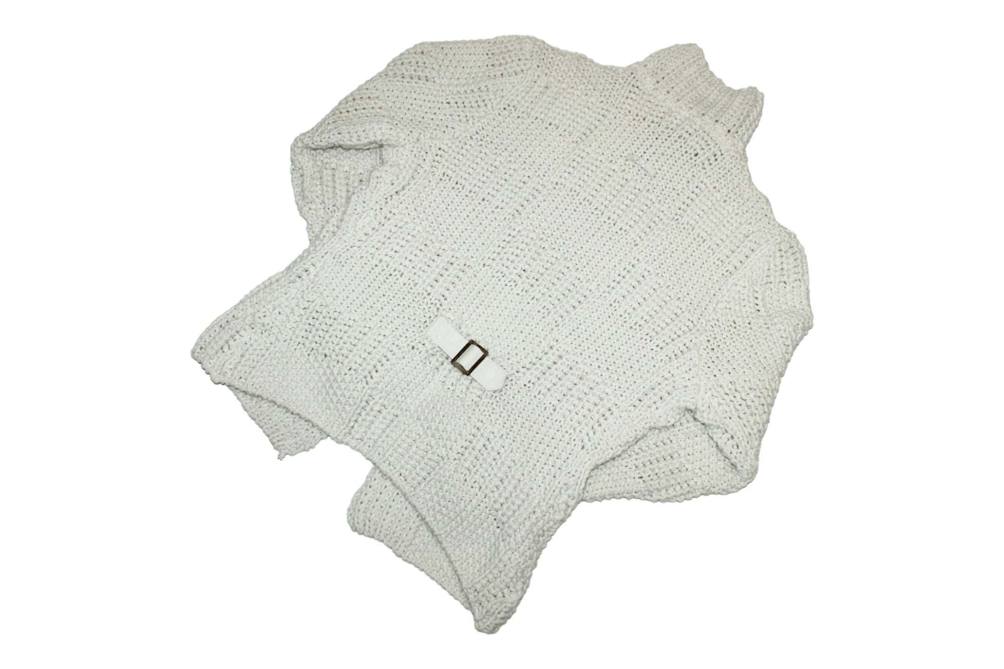 Vintage VTG Kathleen Madden Wool Blend Crochet Knit Cardigan Size XL / US 12-14 / IT 48-50 - 6 Thumbnail
