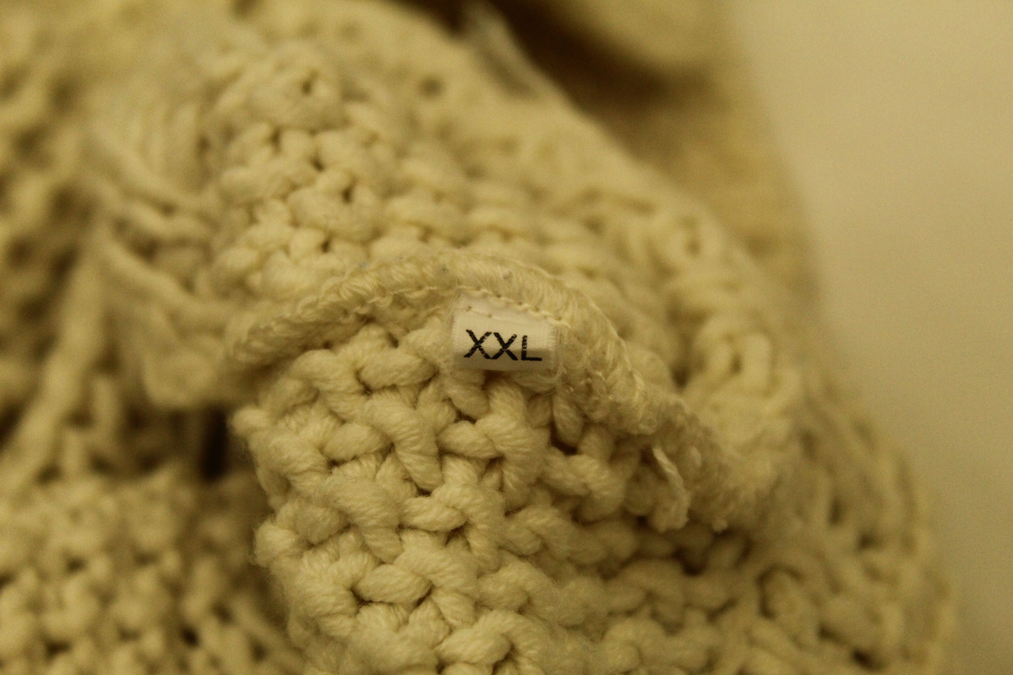 Vintage VTG Kathleen Madden Wool Blend Crochet Knit Cardigan Size XL / US 12-14 / IT 48-50 - 12 Thumbnail