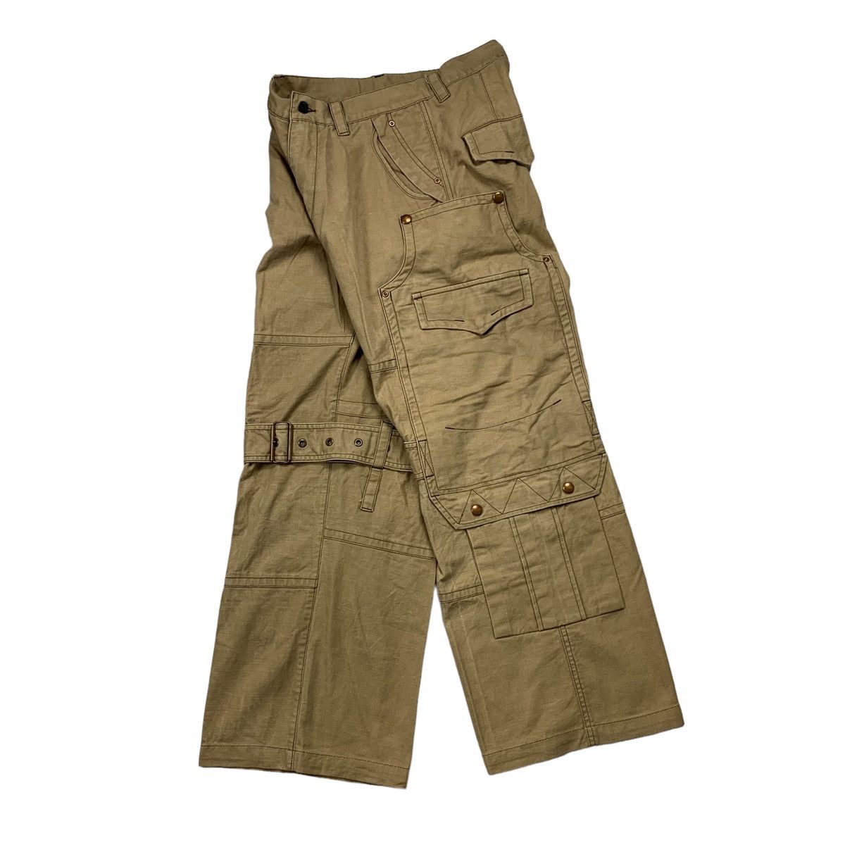General Research × Hysteric Glamour × Japanese Brand Japanese brand Halb tactical utility multi pocket wide pants Size US 29 - 4 Thumbnail