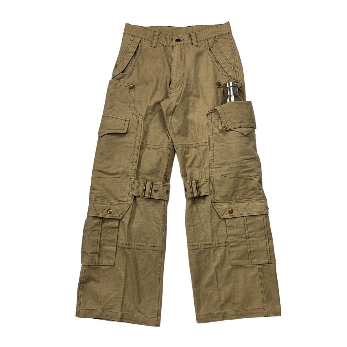 General Research × Hysteric Glamour × Japanese Brand Japanese brand Halb tactical utility multi pocket wide pants Size US 29 - 3 Thumbnail