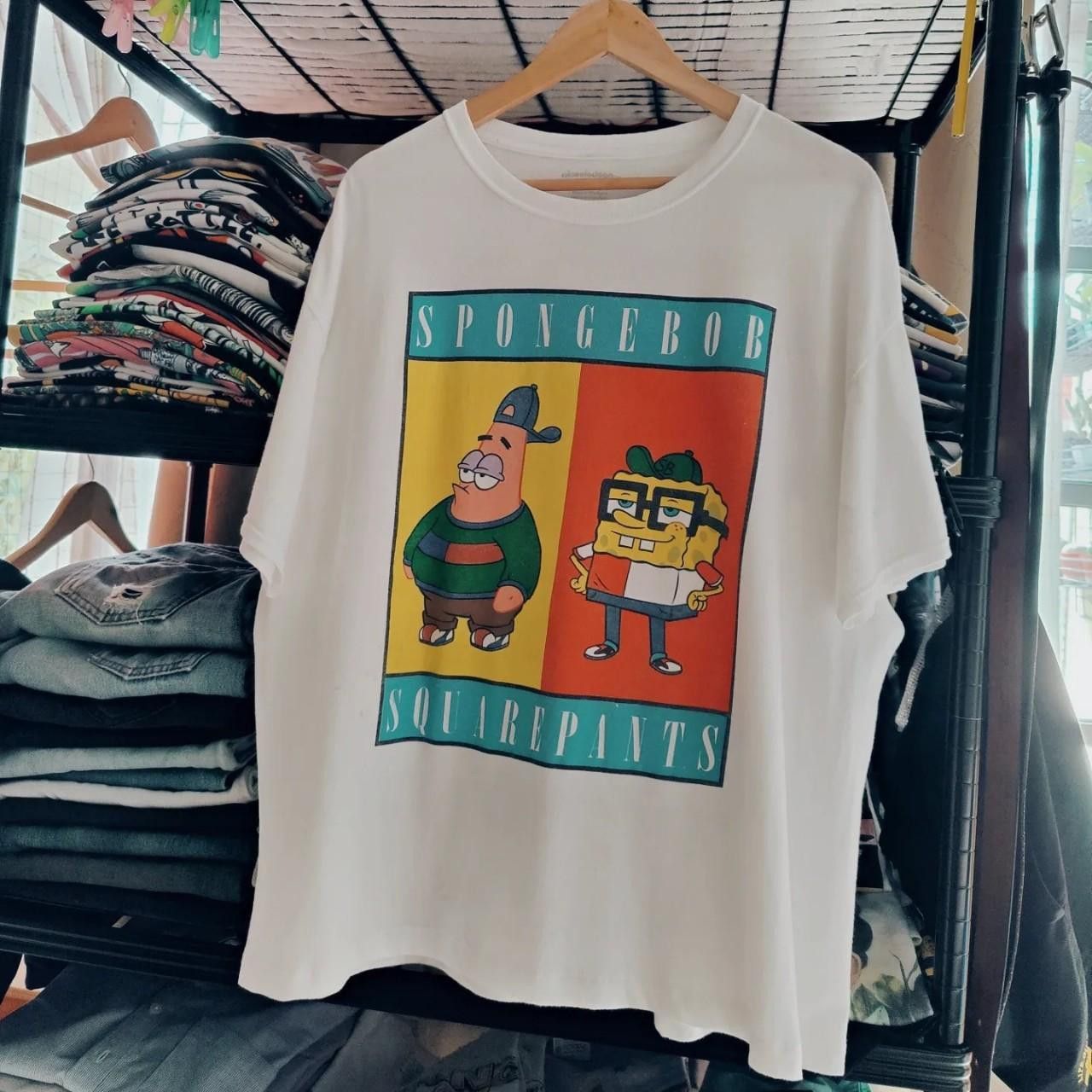 Nickelodeon × Vintage Sponge Bob - Square Pants 🧽🩳 TOMMY HILFIGER Parody Size US XL / EU 56 / 4 - 4 Thumbnail