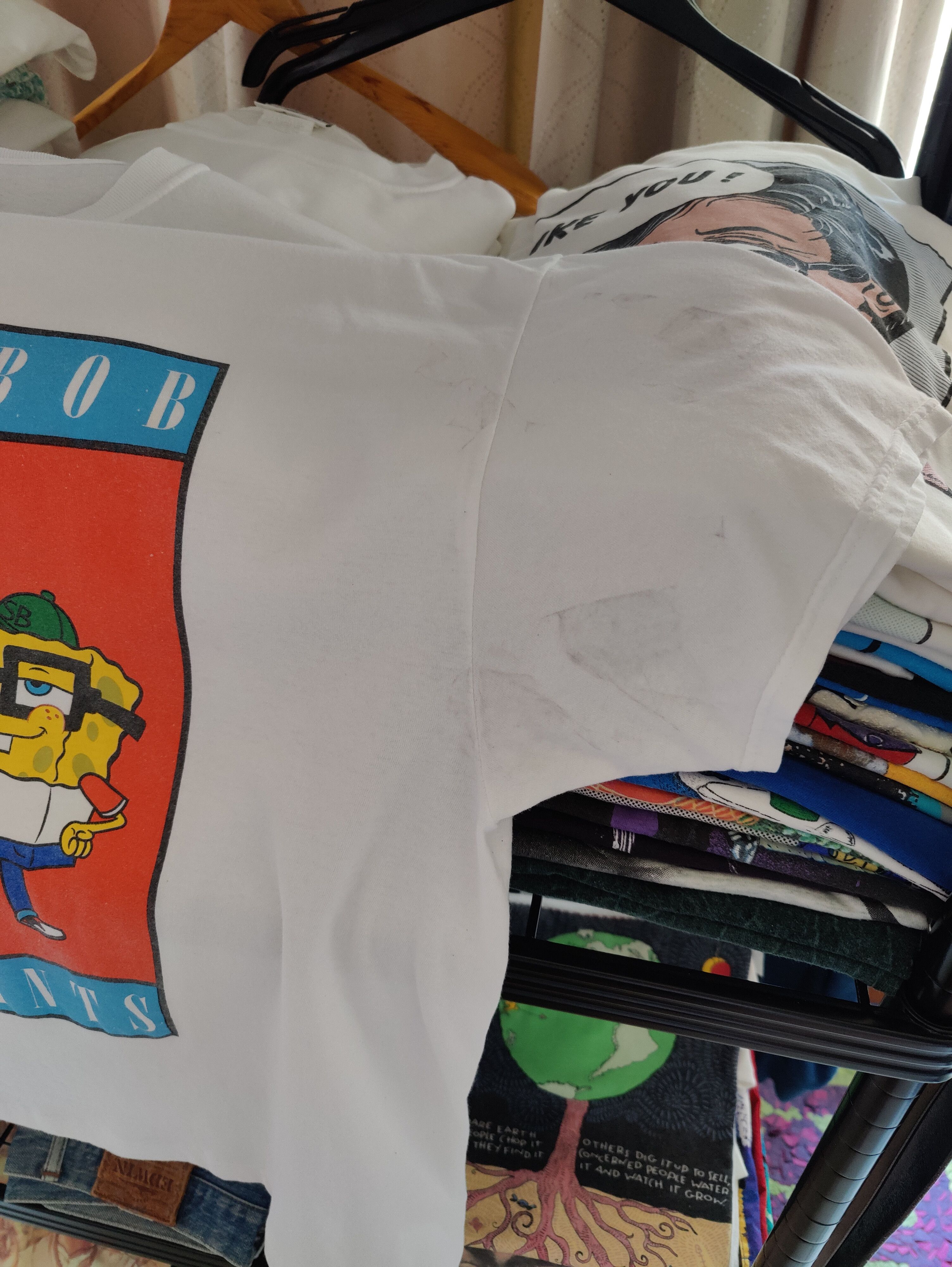 Nickelodeon × Vintage Sponge Bob - Square Pants 🧽🩳 TOMMY HILFIGER Parody Size US XL / EU 56 / 4 - 3 Thumbnail