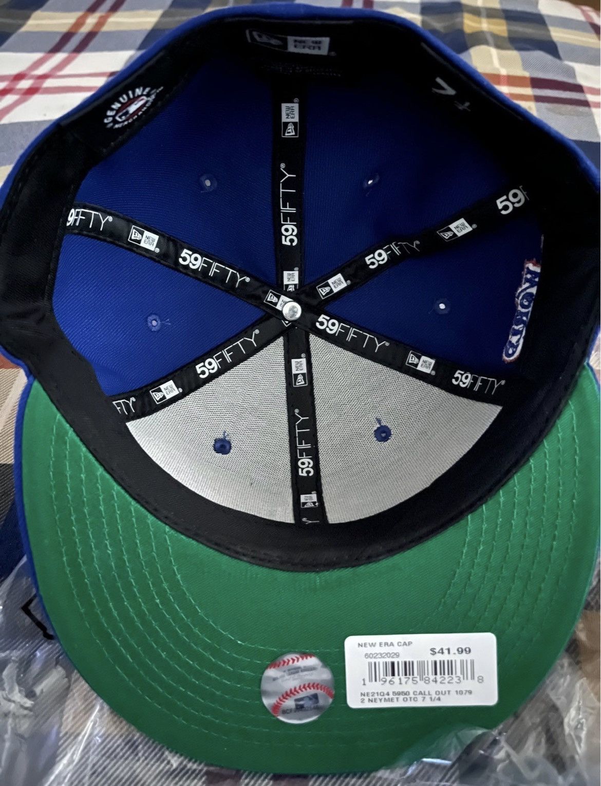 New Era 7 1/4 NY Mets fitted Size ONE SIZE - 5 Thumbnail