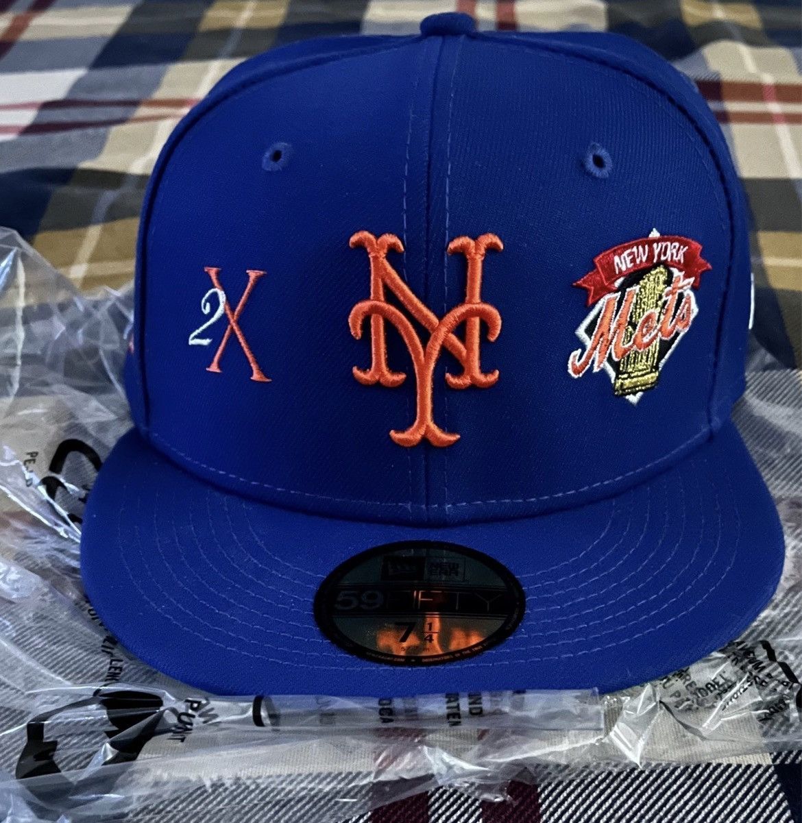 New Era 7 1/4 NY Mets fitted Size ONE SIZE - 1 Thumbnail
