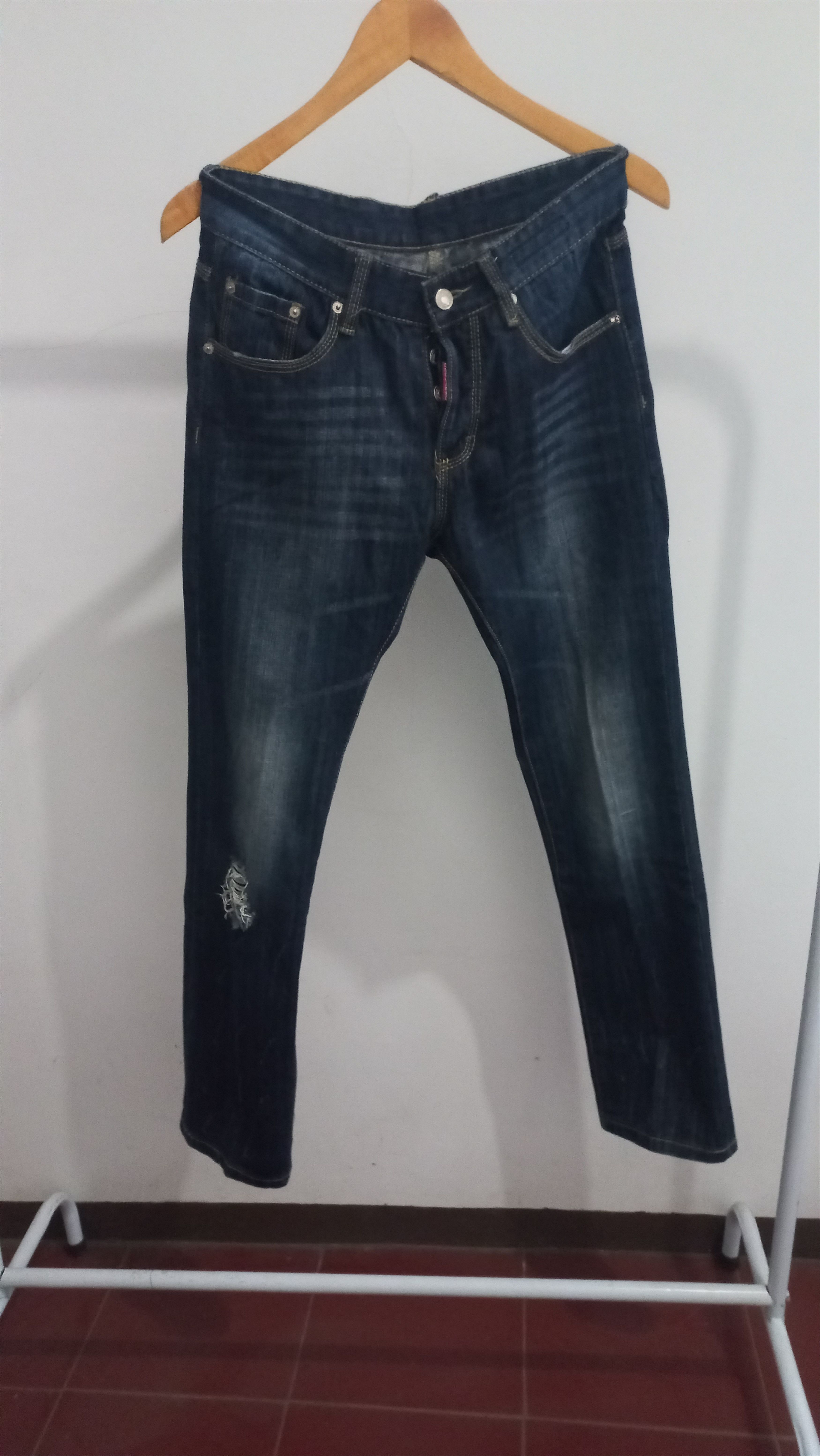 Dsquared2 Dsquared 2 Ripped Skinny jeans Size 31" - 2 Thumbnail