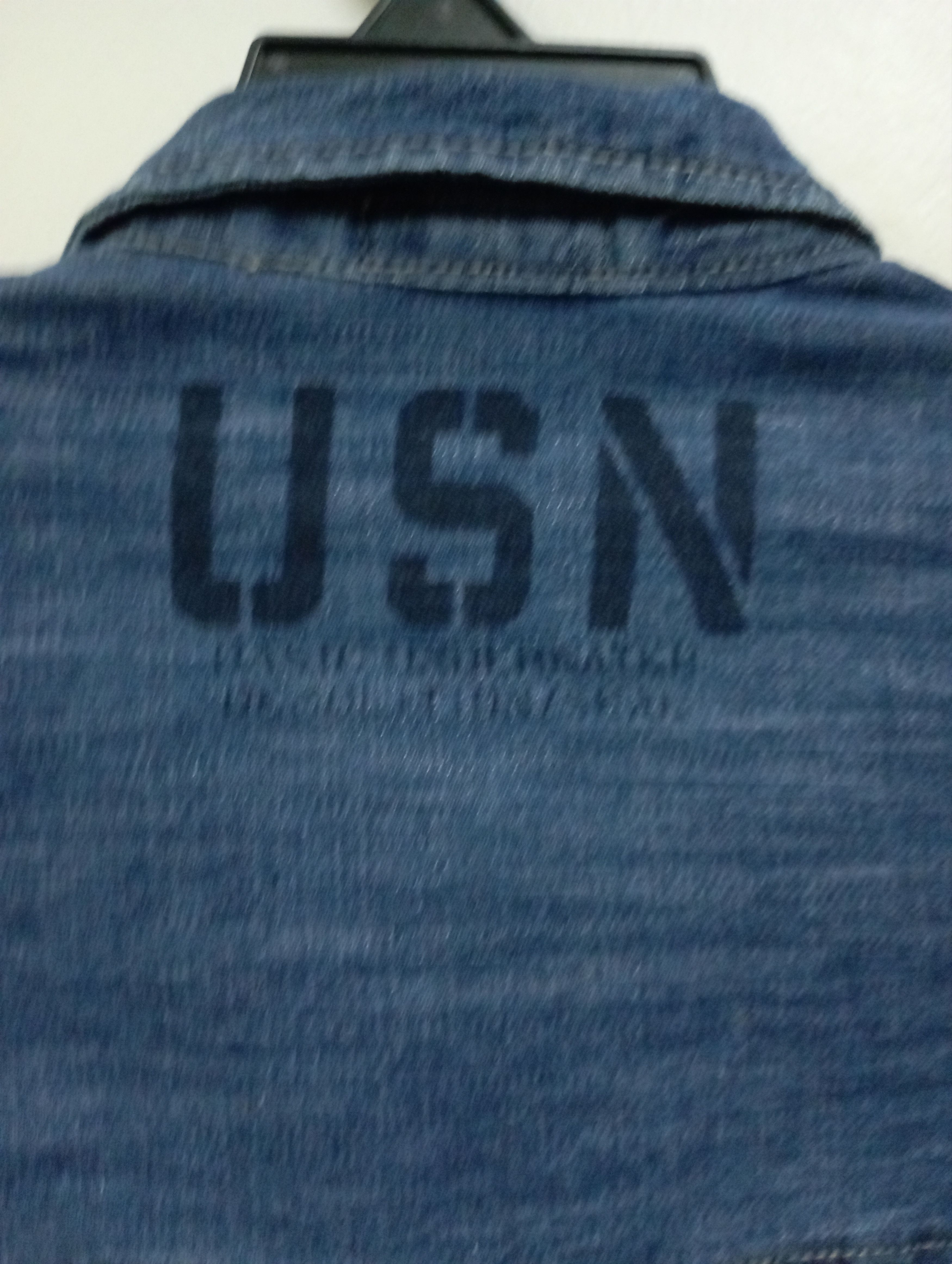 Avirex Vintage U.S. Navy Avirex Denim Trucker Jacket Size US XL / EU 56 / 4 - 8 Thumbnail