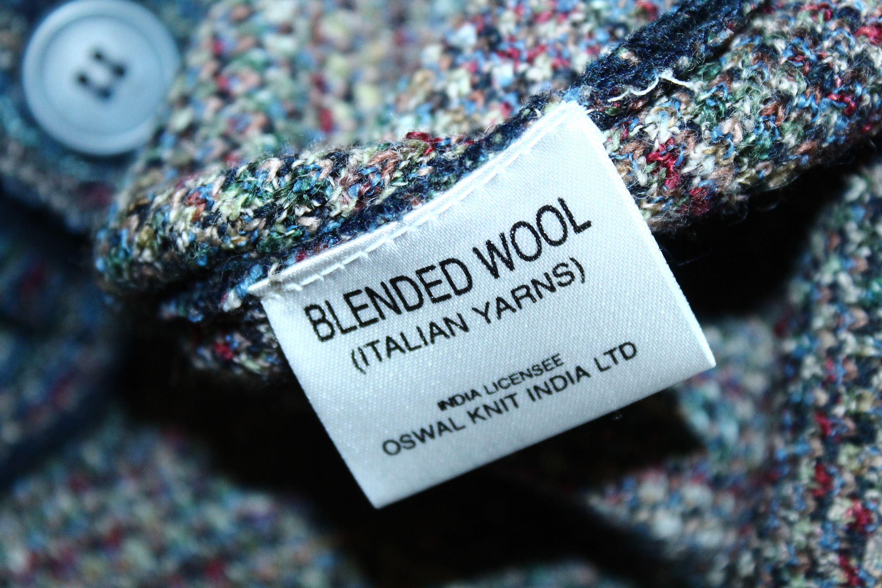 Homespun Knitwear VTG🔥Gianni Sgarbi Blended Wool Italian Yarns Knit Cardigan Size US XL / EU 56 / 4 - 9 Thumbnail