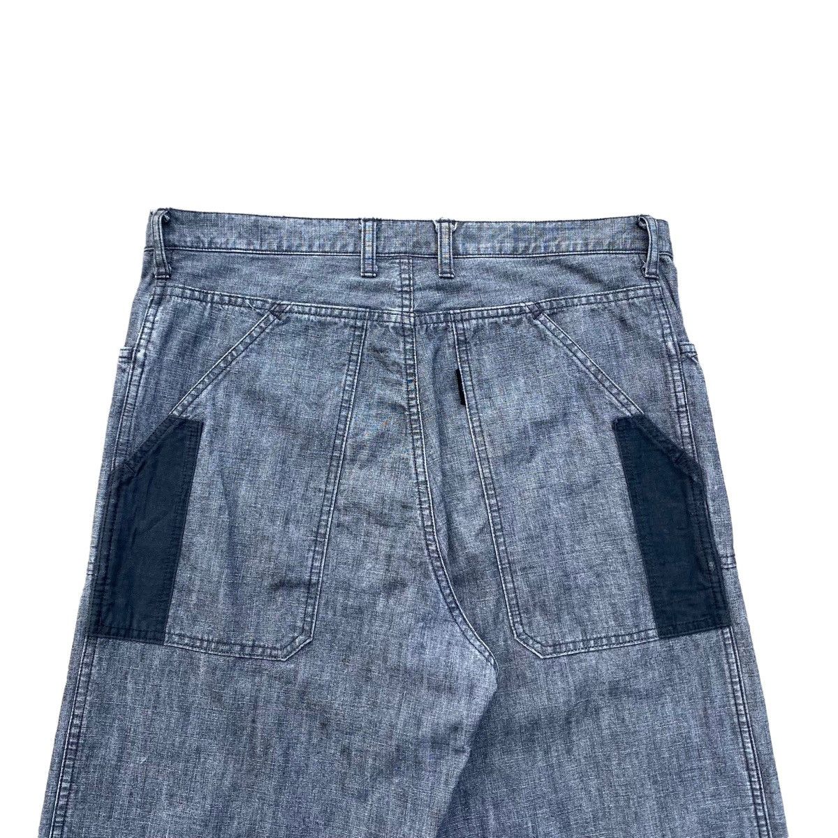 CABANE de ZUCCa Loose Denim Carpenter Size US 35 - 3 Thumbnail