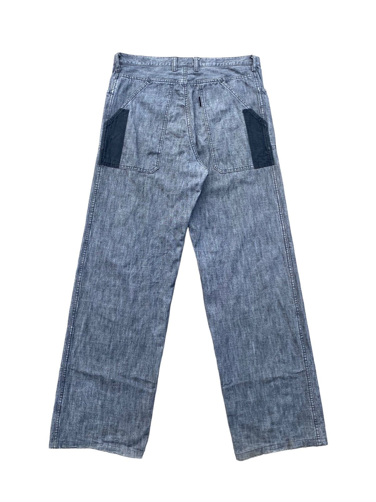 CABANE de ZUCCa Loose Denim Carpenter Size US 35 - 2 Thumbnail