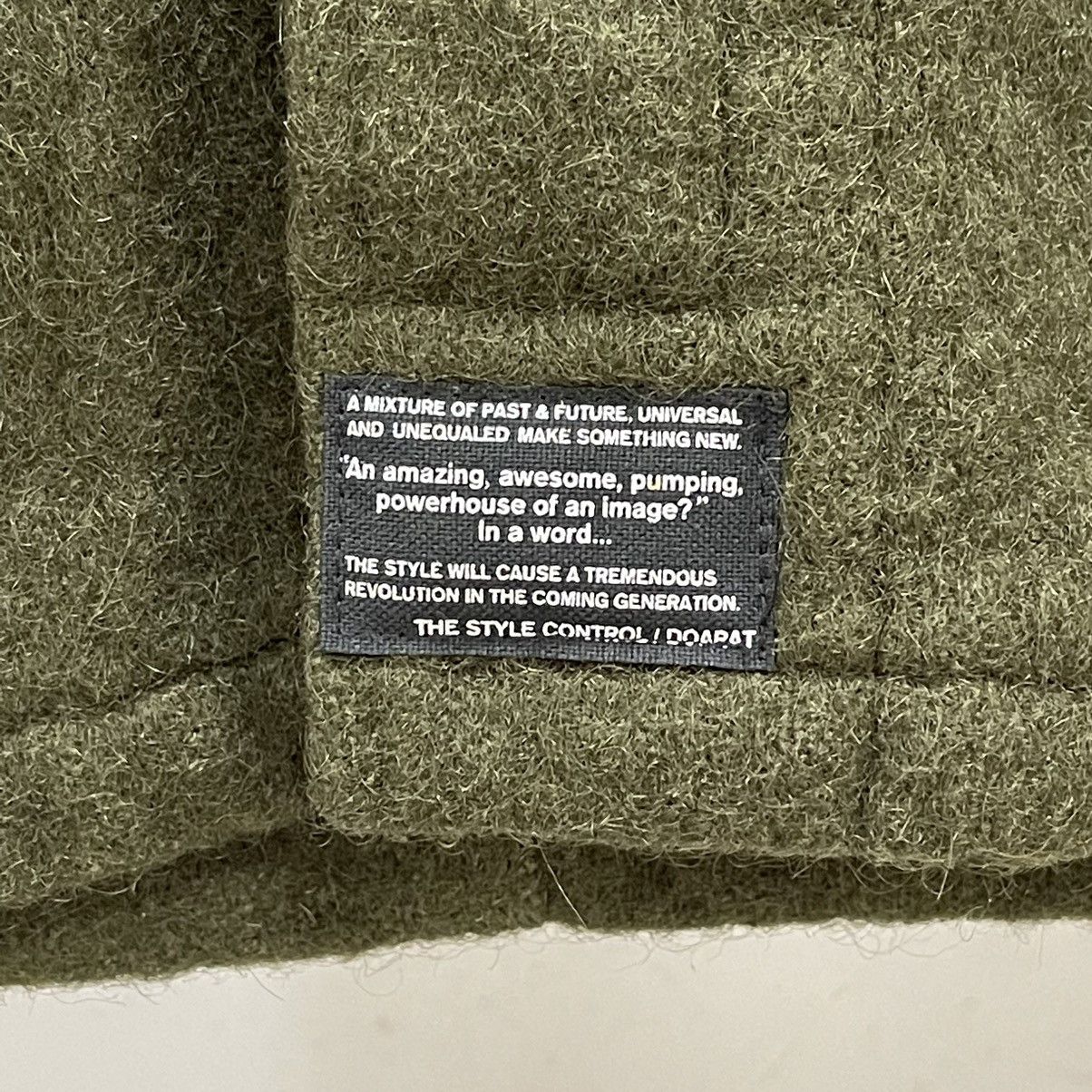 Japanese Brand 🔥Archive🔥DOARAT Bondage Cargo Wool Bomber Jacket Size US M / EU 48-50 / 2 - 18 Thumbnail