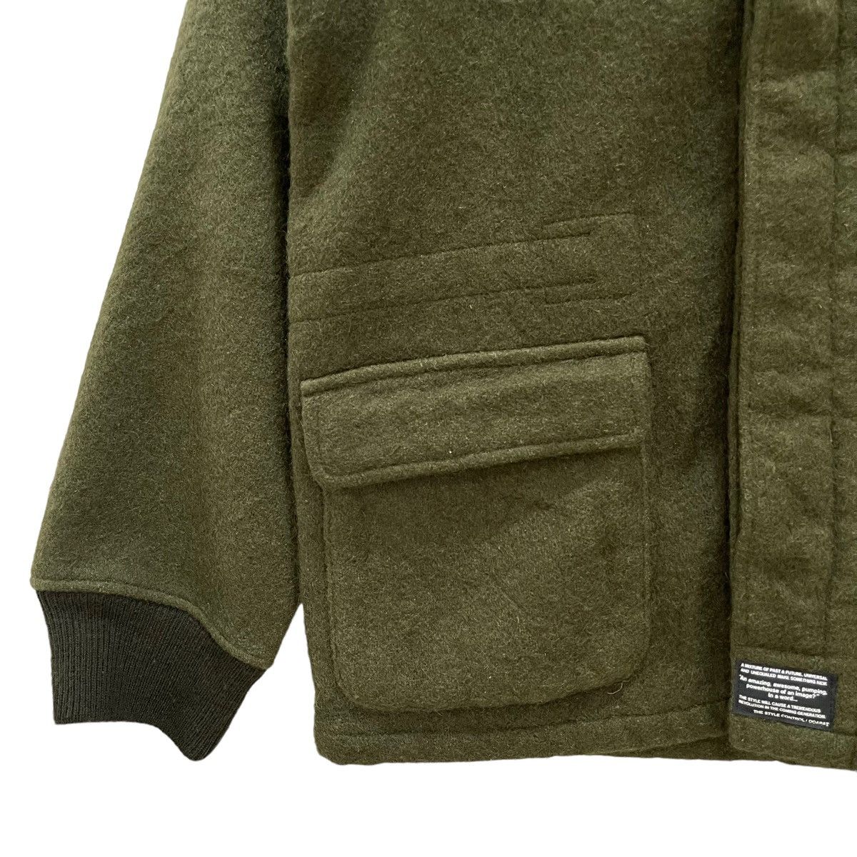 Japanese Brand 🔥Archive🔥DOARAT Bondage Cargo Wool Bomber Jacket Size US M / EU 48-50 / 2 - 7 Thumbnail