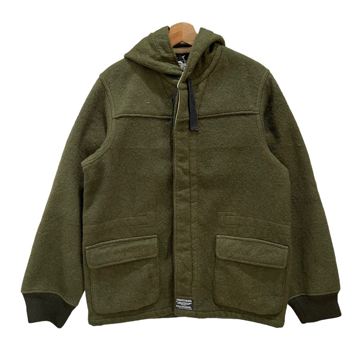 Japanese Brand 🔥Archive🔥DOARAT Bondage Cargo Wool Bomber Jacket Size US M / EU 48-50 / 2 - 1 Thumbnail