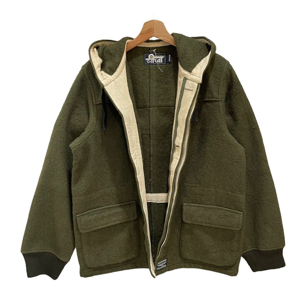 Japanese Brand 🔥Archive🔥DOARAT Bondage Cargo Wool Bomber Jacket Size US M / EU 48-50 / 2 - 2 Thumbnail