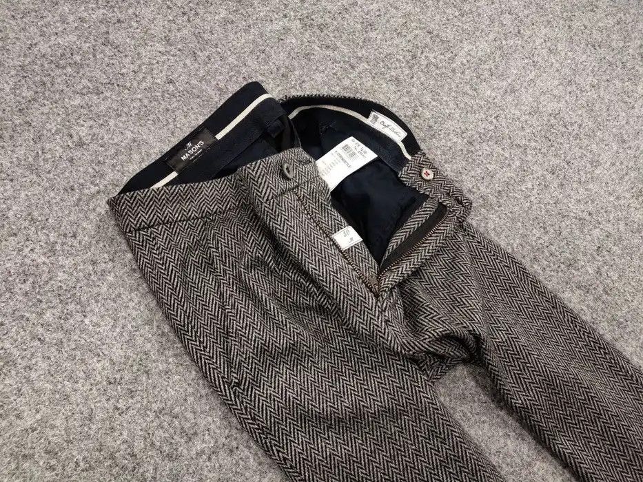 Mason's Mason's Classic premium men's Trousers with Pattern Pants Size US 34 / EU 50 - 8 Thumbnail