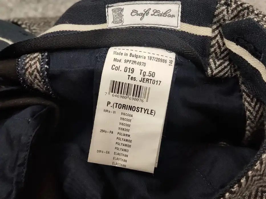 Mason's Mason's Classic premium men's Trousers with Pattern Pants Size US 34 / EU 50 - 9 Thumbnail