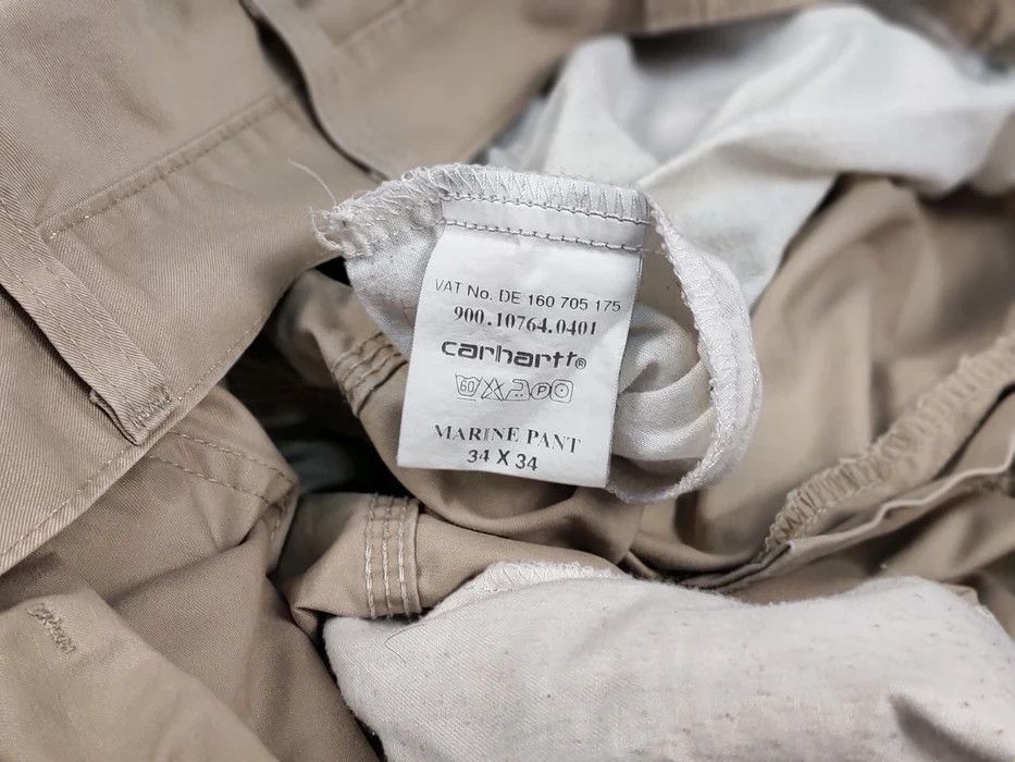 Carhartt Vintage 90s Carhartt Pocket Beige Marine Pants Travis Scott Size US 34 / EU 50 - 9 Thumbnail