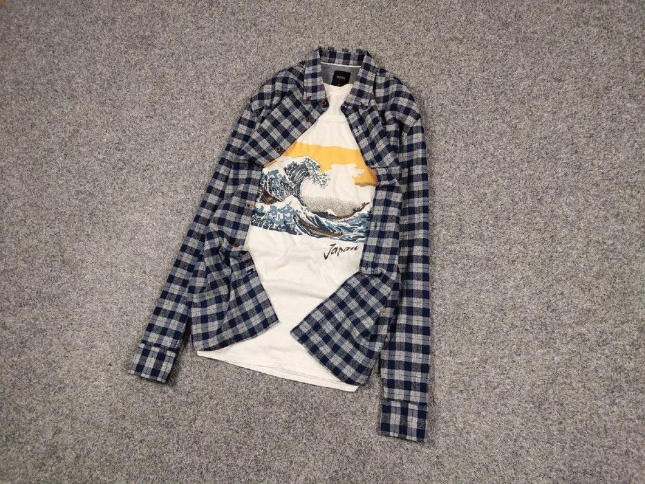 Flannel Vintage Flannel Shirt Travis Scott Style Streetwear Hype Size US M / EU 48-50 / 2 - 2 Thumbnail